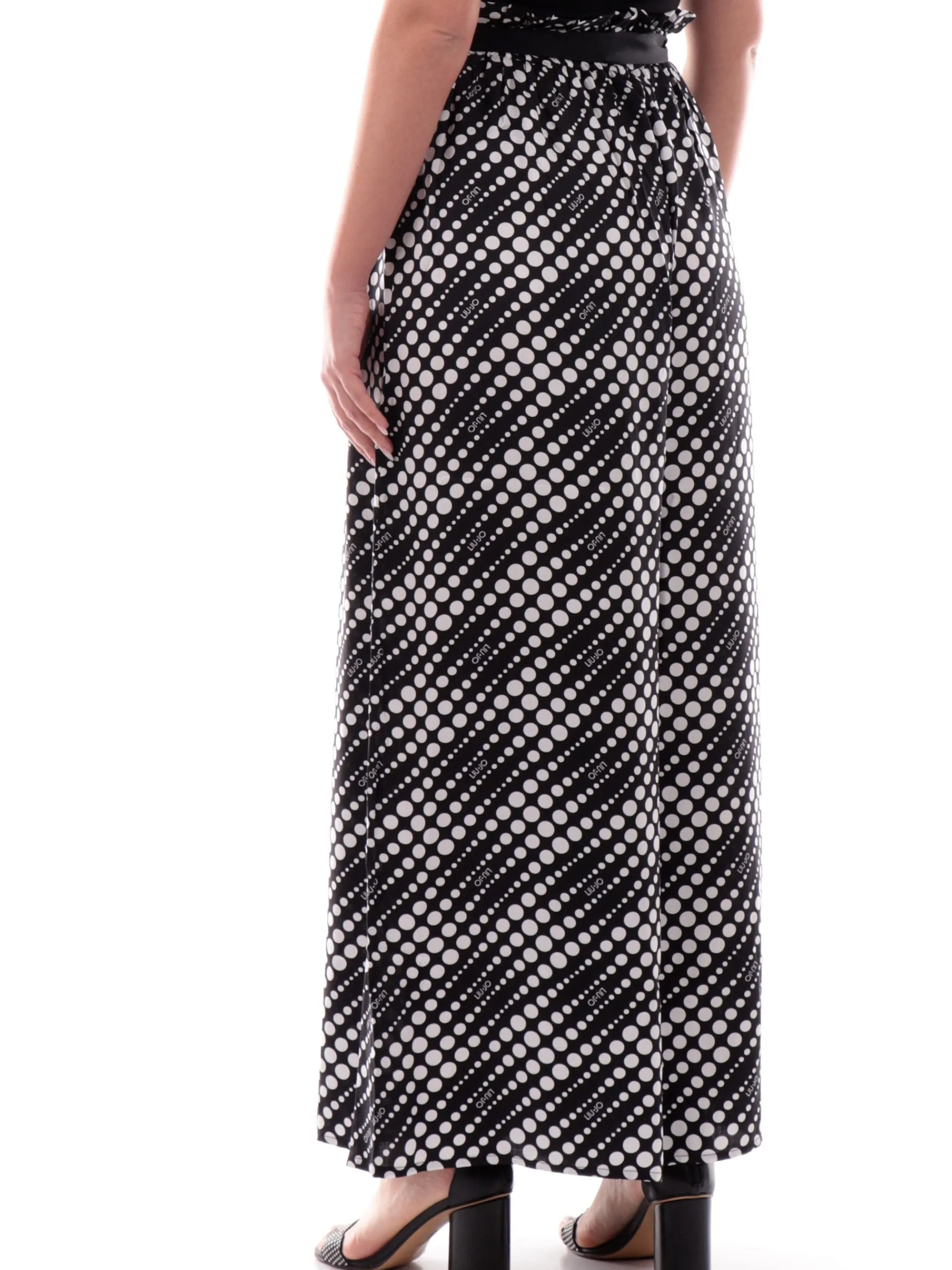 LIU JO MILANO Pantaloni*Pantaloni Liu Jo a palazzo realizzati in morbida viscosa con fondo ampio VA5107TS963