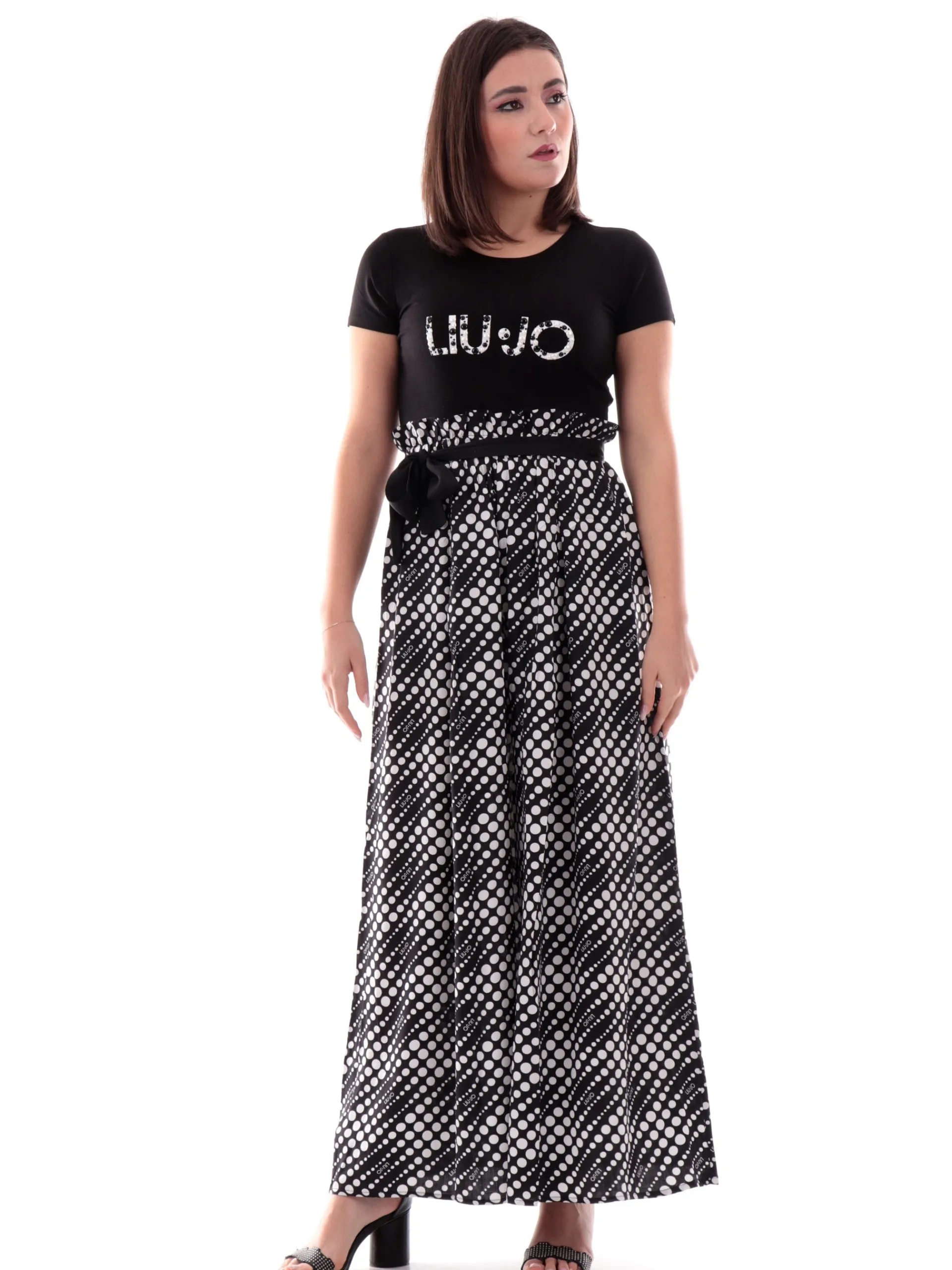 LIU JO MILANO Pantaloni*Pantaloni Liu Jo a palazzo realizzati in morbida viscosa con fondo ampio VA5107TS963