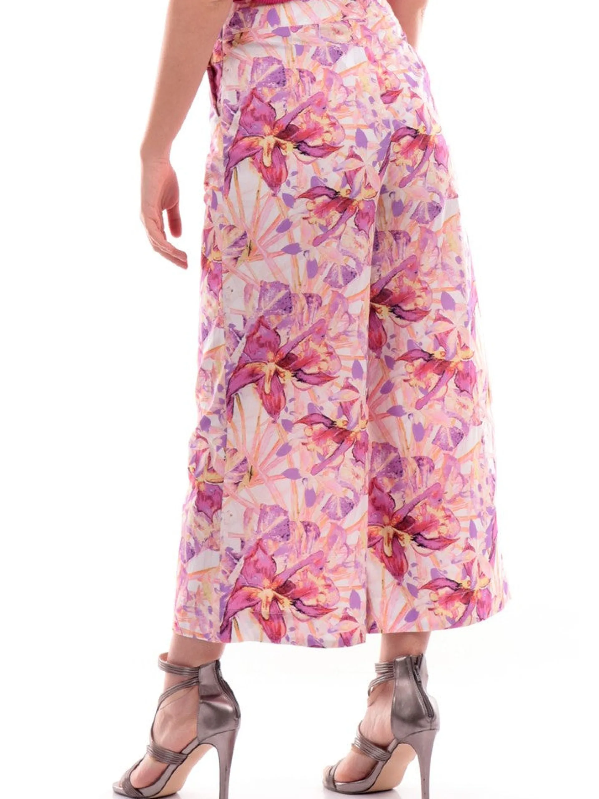 LIU JO MILANO Pantaloni*Pantaloni Liu Jo da donna fantasia floreale WA3109TS456