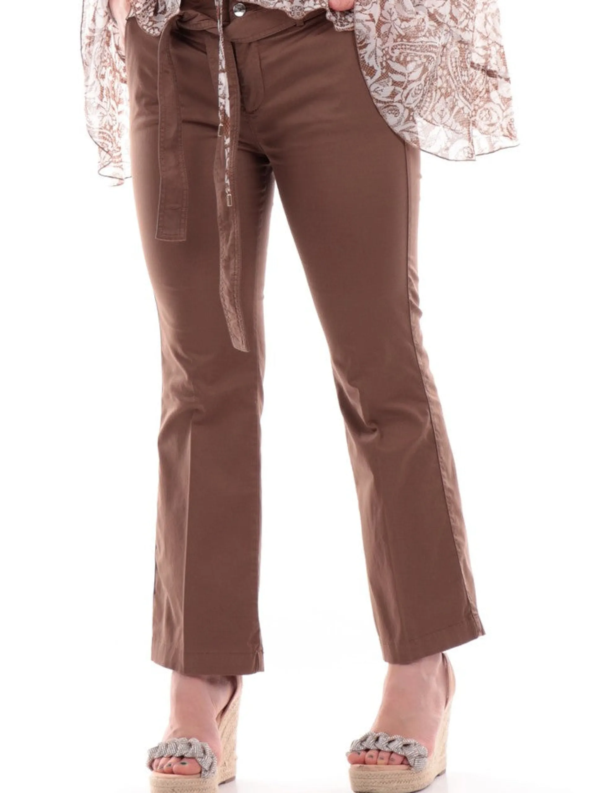LIU JO MILANO Jeans*Pantaloni Liu Jo marroni da donna Glam MA4274T4810
