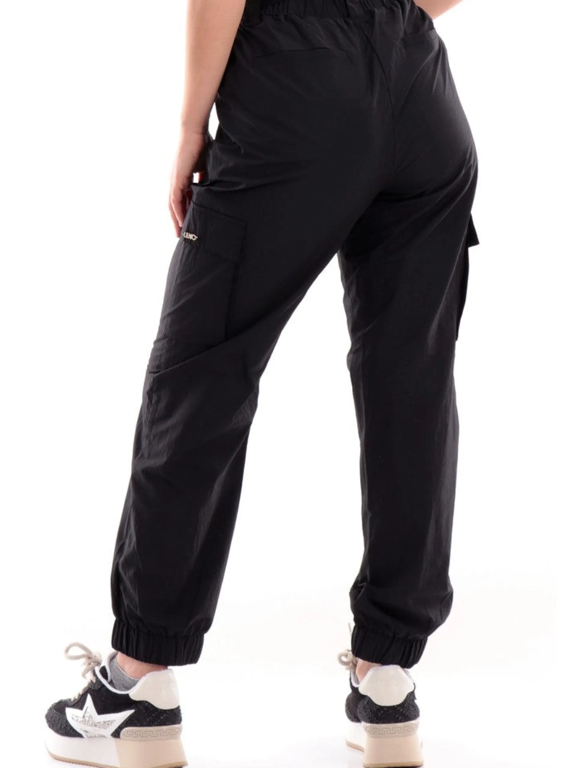 LIU JO SPORT Pantaloni*Pantaloni Liu Jo Neri da Donna con cintura logata TA4198T3767