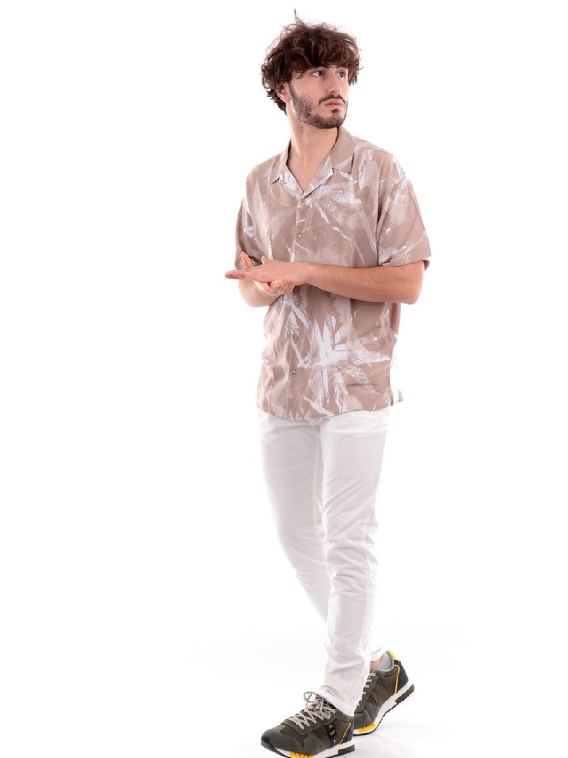 MODFITTERS Pantaloni*Pantaloni bianchi da uomo Pant Parklane Popeline PARKLANEPOP