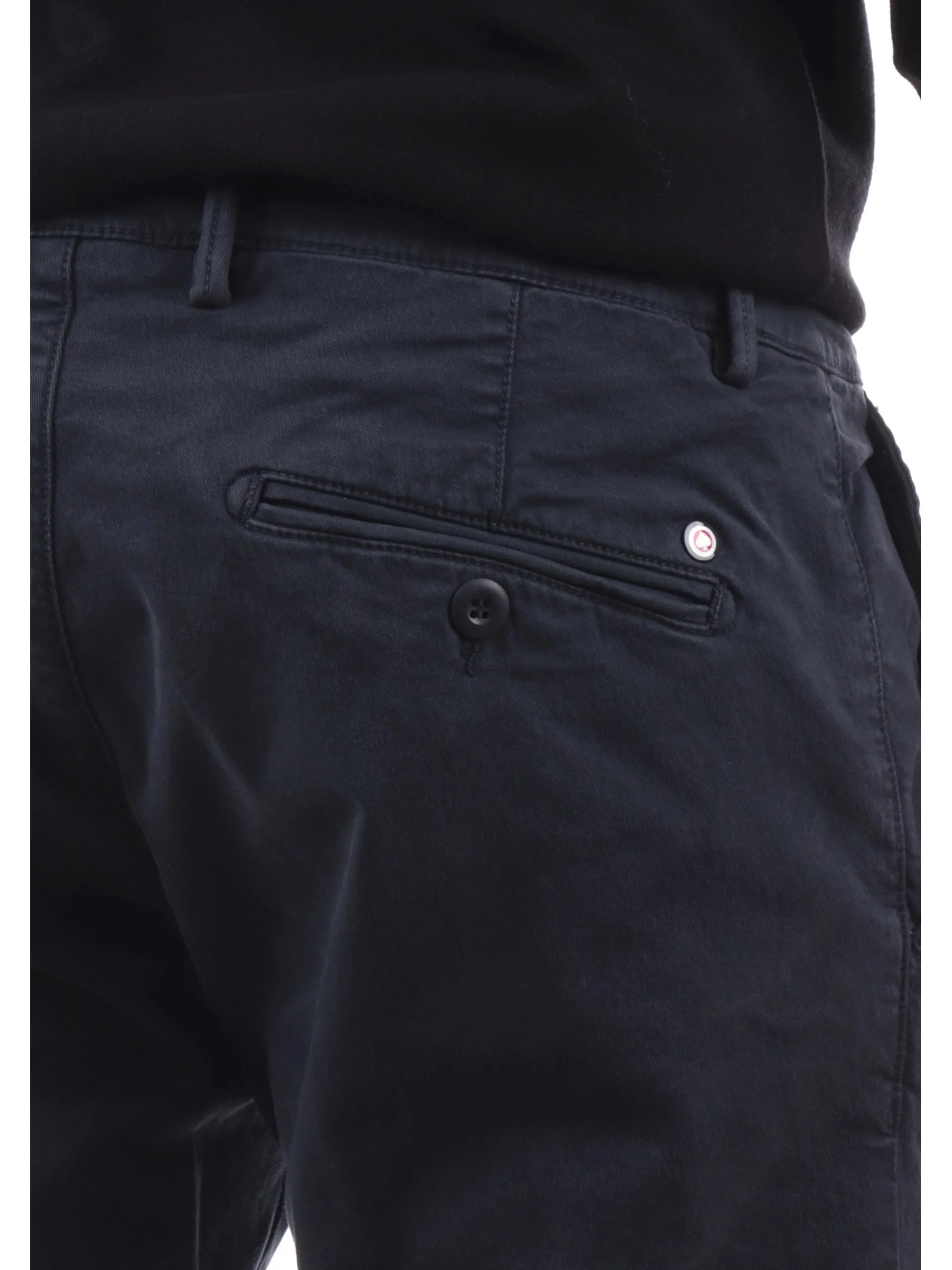MODFITTERS Pantaloni*Pantaloni blu da uomo Gabardine SOHOGAB