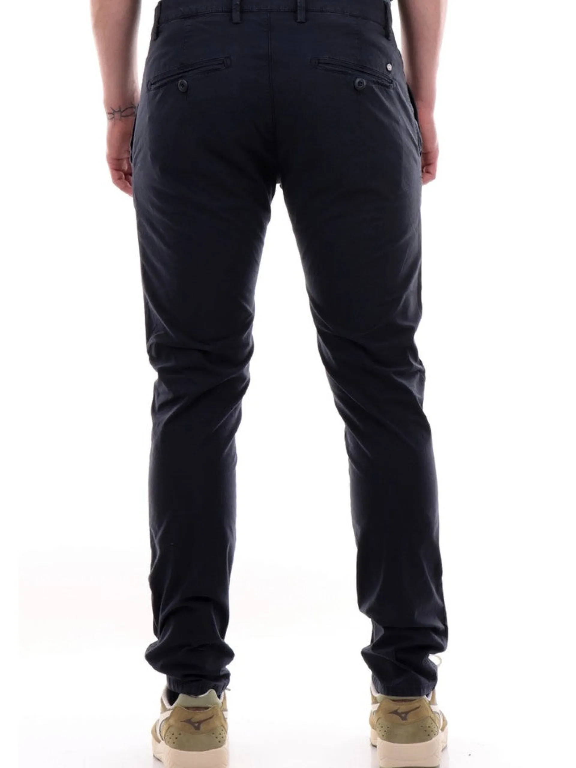 MODFITTERS Pantaloni*Pantaloni blu dark da uomo Soho Popeline SOHOPOP