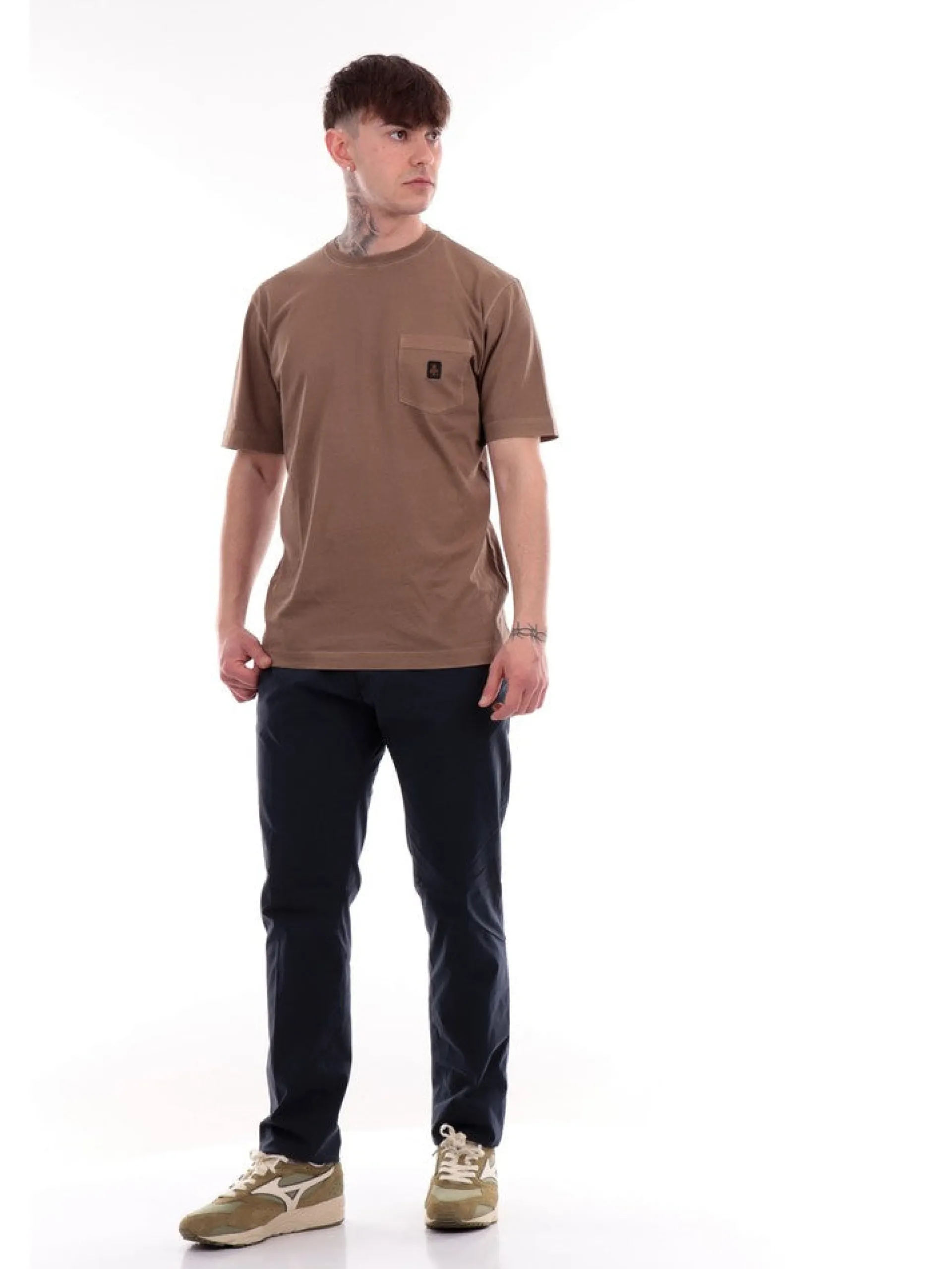 MODFITTERS Pantaloni*Pantaloni blu dark da uomo Pant Parklane Popeline PARKLANEPOP