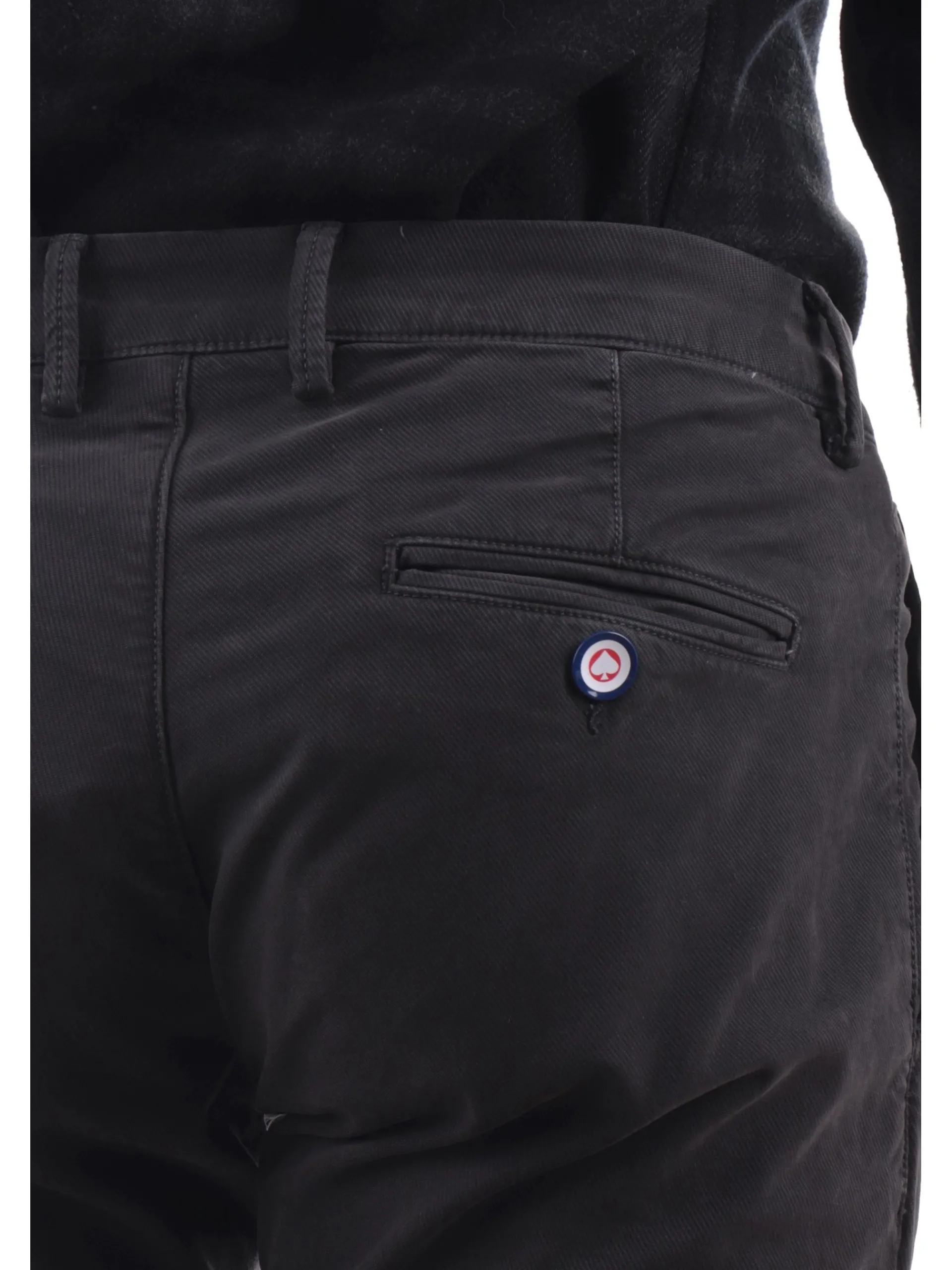 MODFITTERS Pantaloni*Pantaloni Carnaby grigi da uomo rigato CARNABYOLDB