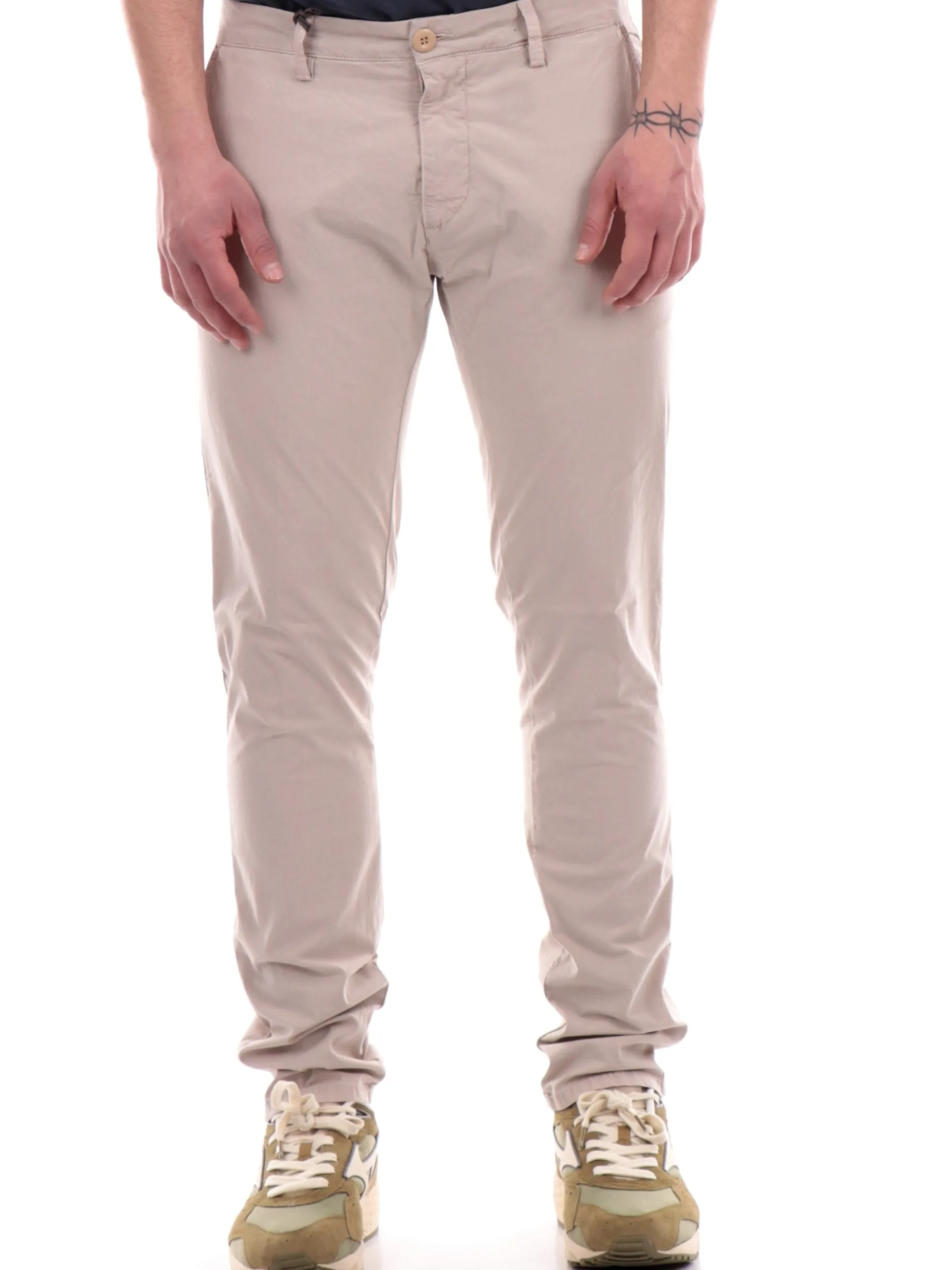 MODFITTERS Pantaloni*Pantaloni grigi da uomo SOHOPOP