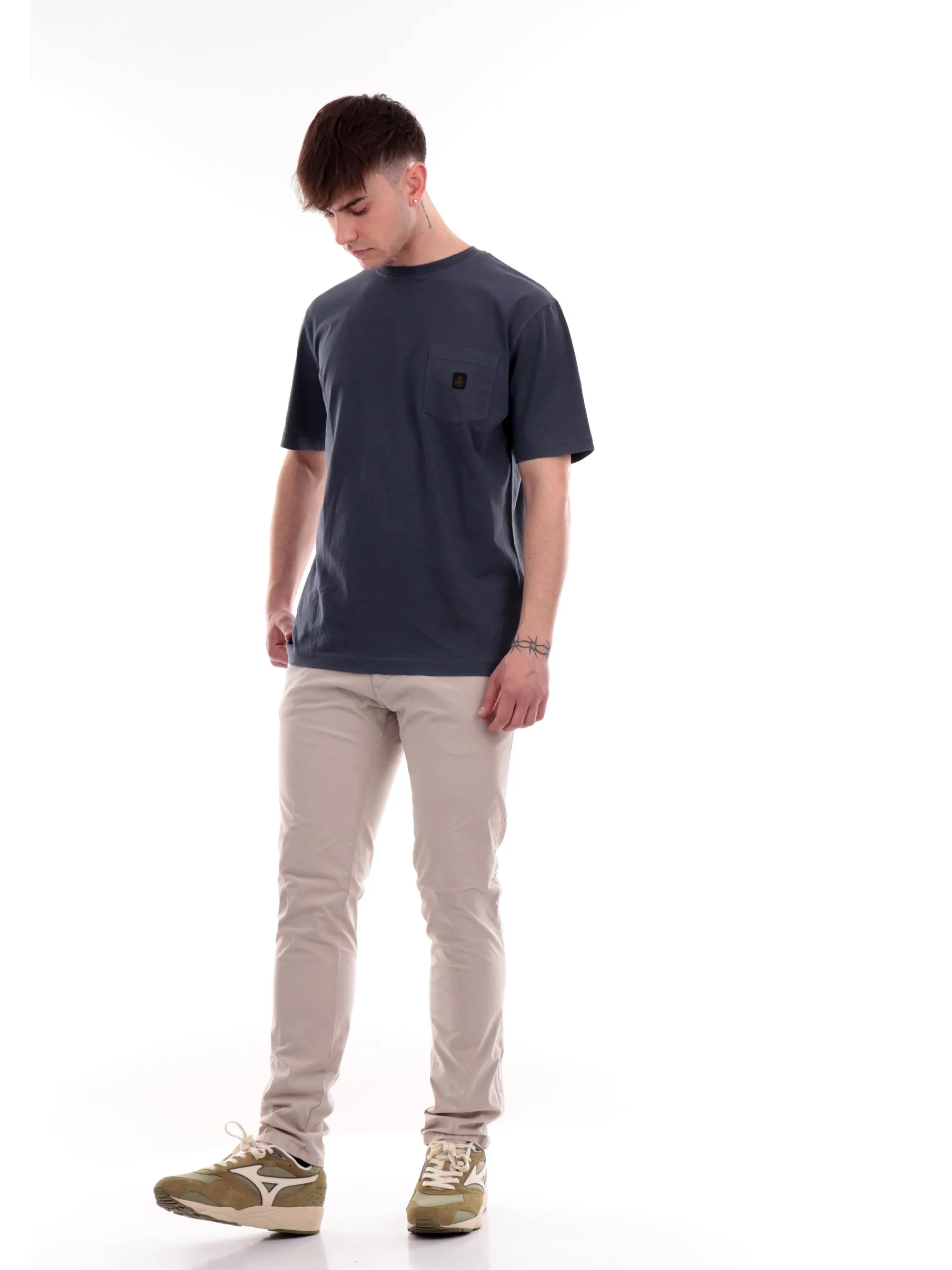 MODFITTERS Pantaloni*Pantaloni grigi da uomo SOHOPOP