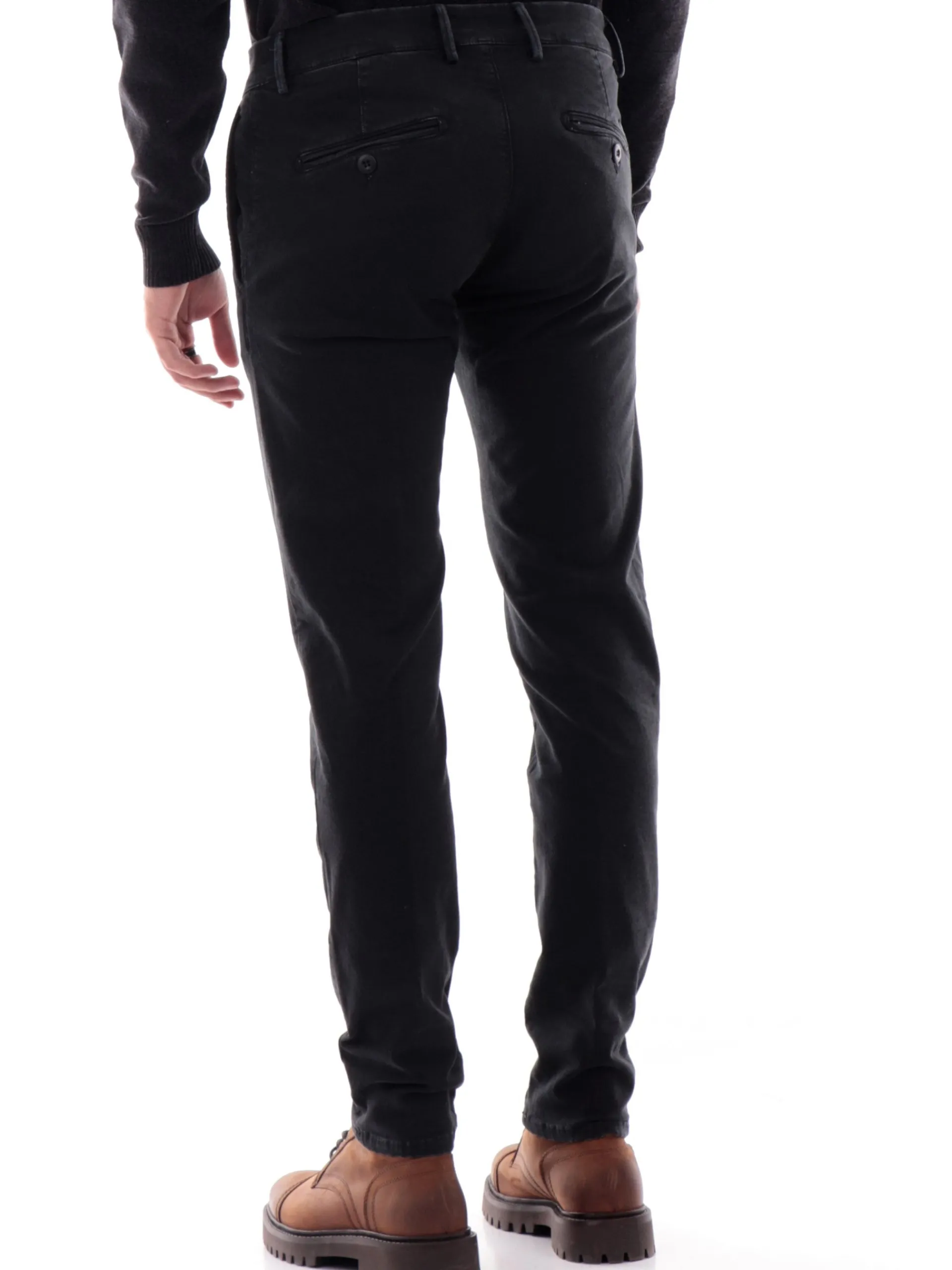 MODFITTERS Pantaloni*Pantaloni neri da uomo Soho SOHOGAB