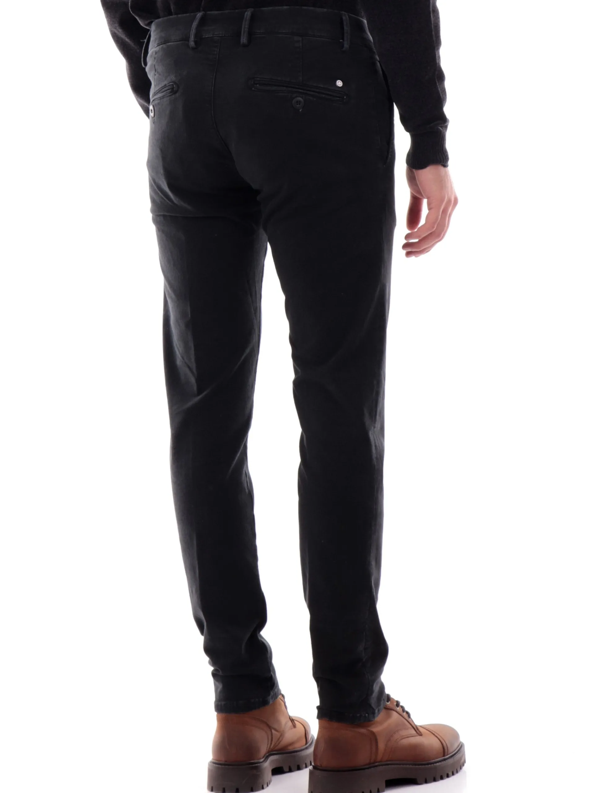 MODFITTERS Pantaloni*Pantaloni neri da uomo Soho SOHOGAB