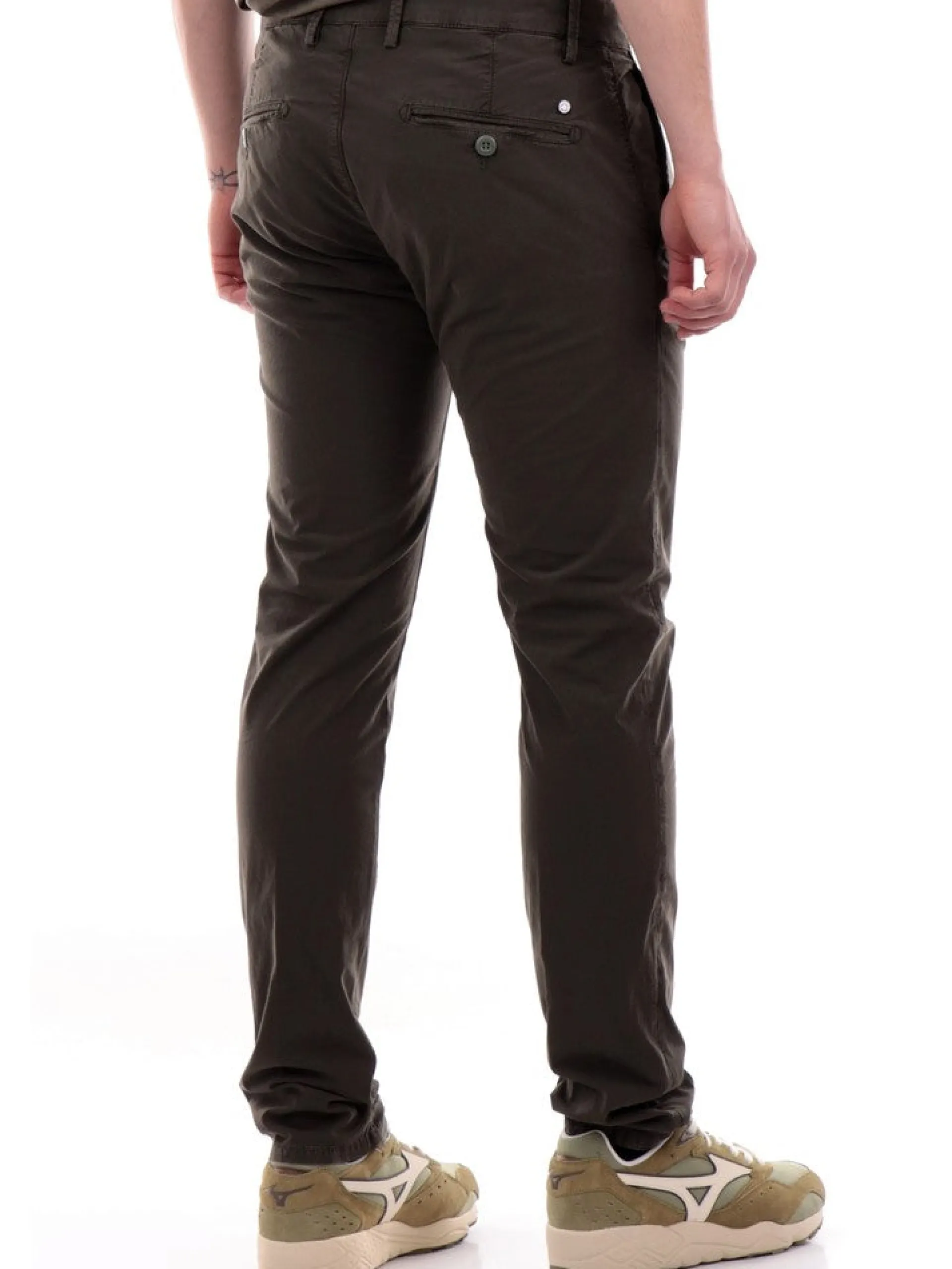 MODFITTERS Pantaloni*Pantaloni verdi da uomo Soho Popeline SOHOPOP