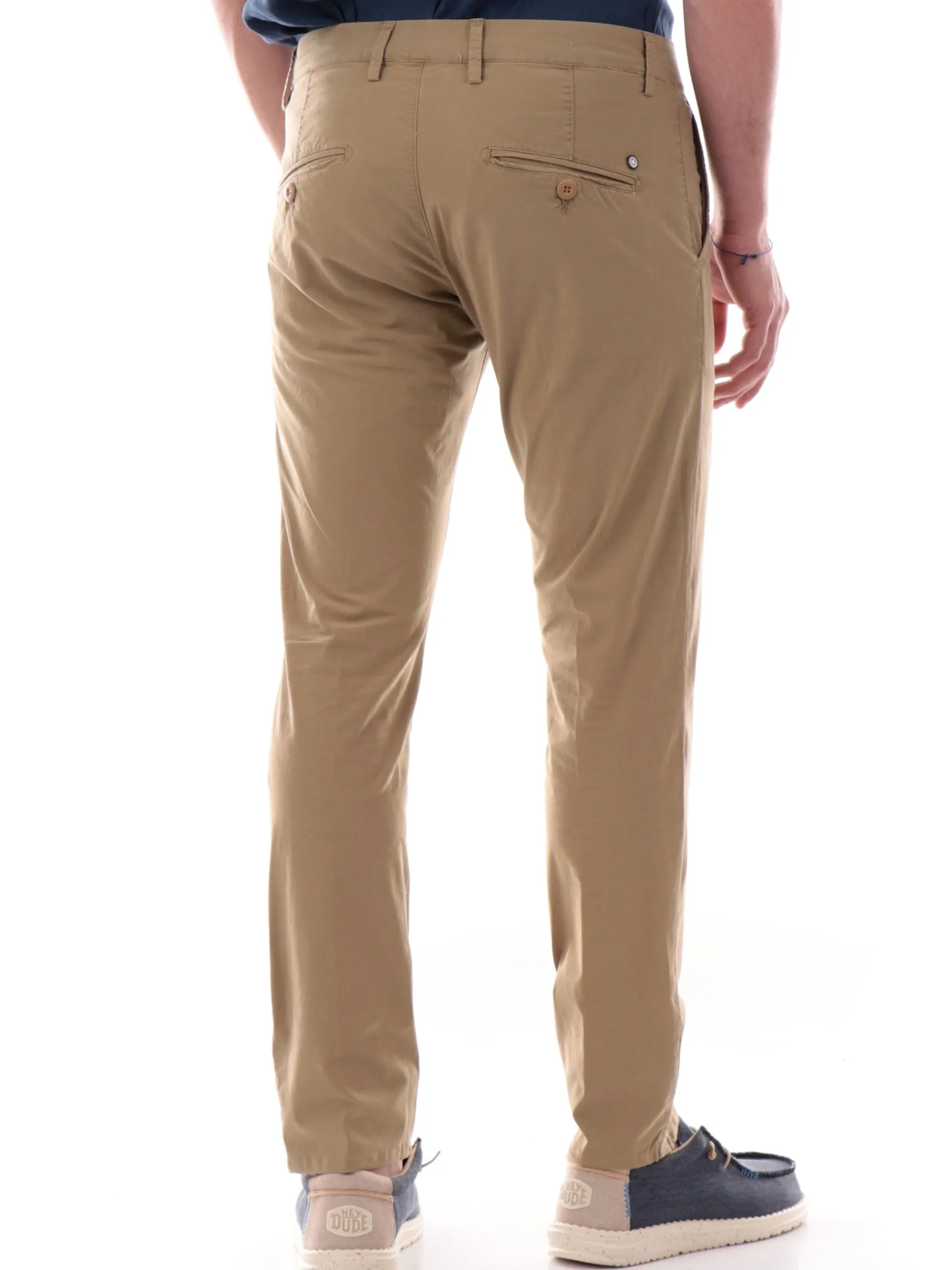 MODFITTERS Pantaloni*Pantaloni verde khaki da uomo Soho Popeline SOHOPOP