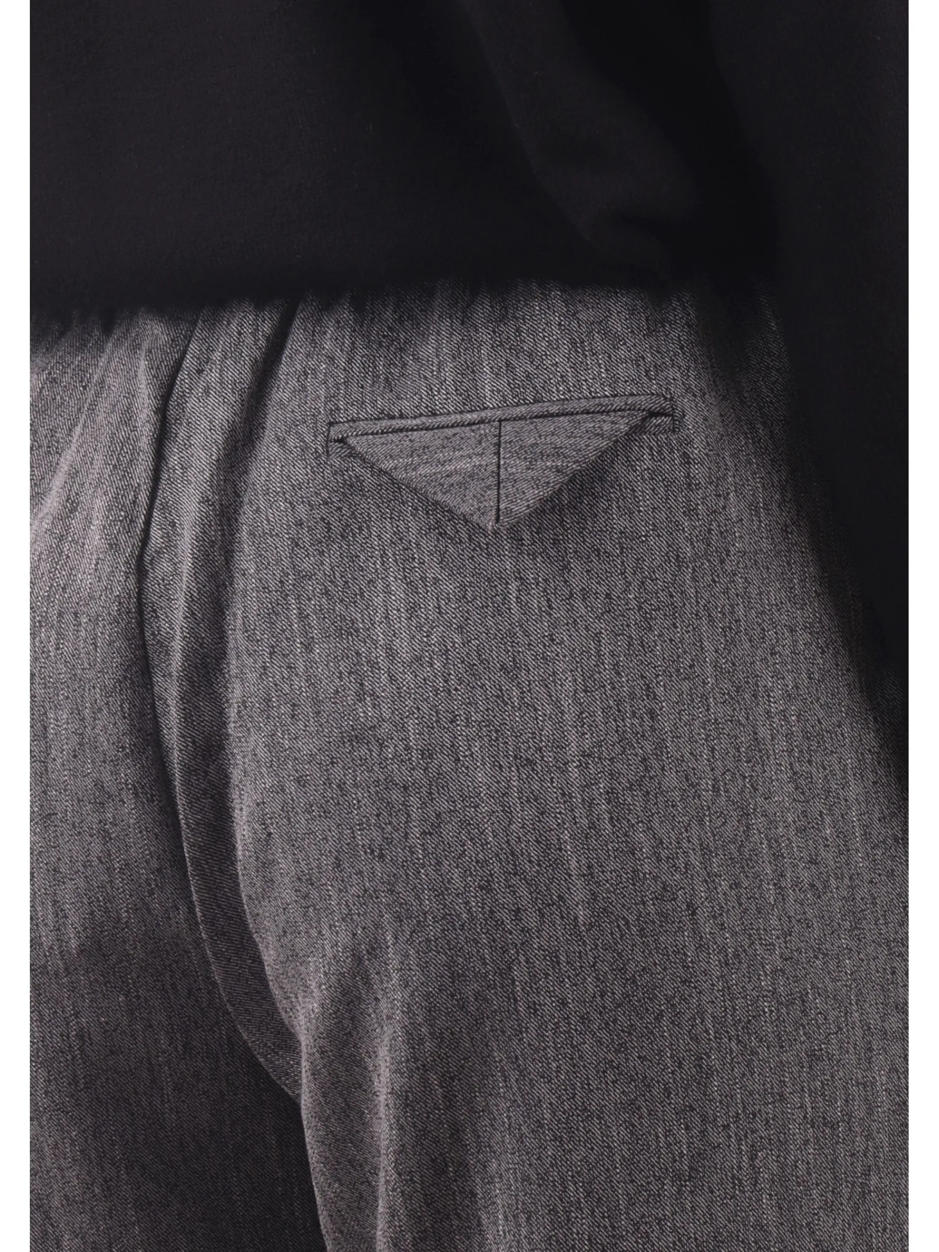MOLLYBRACKEN Pantaloni*Pantaloni Molly Bracken gessati grigi da donna banda elastica T1397BCN