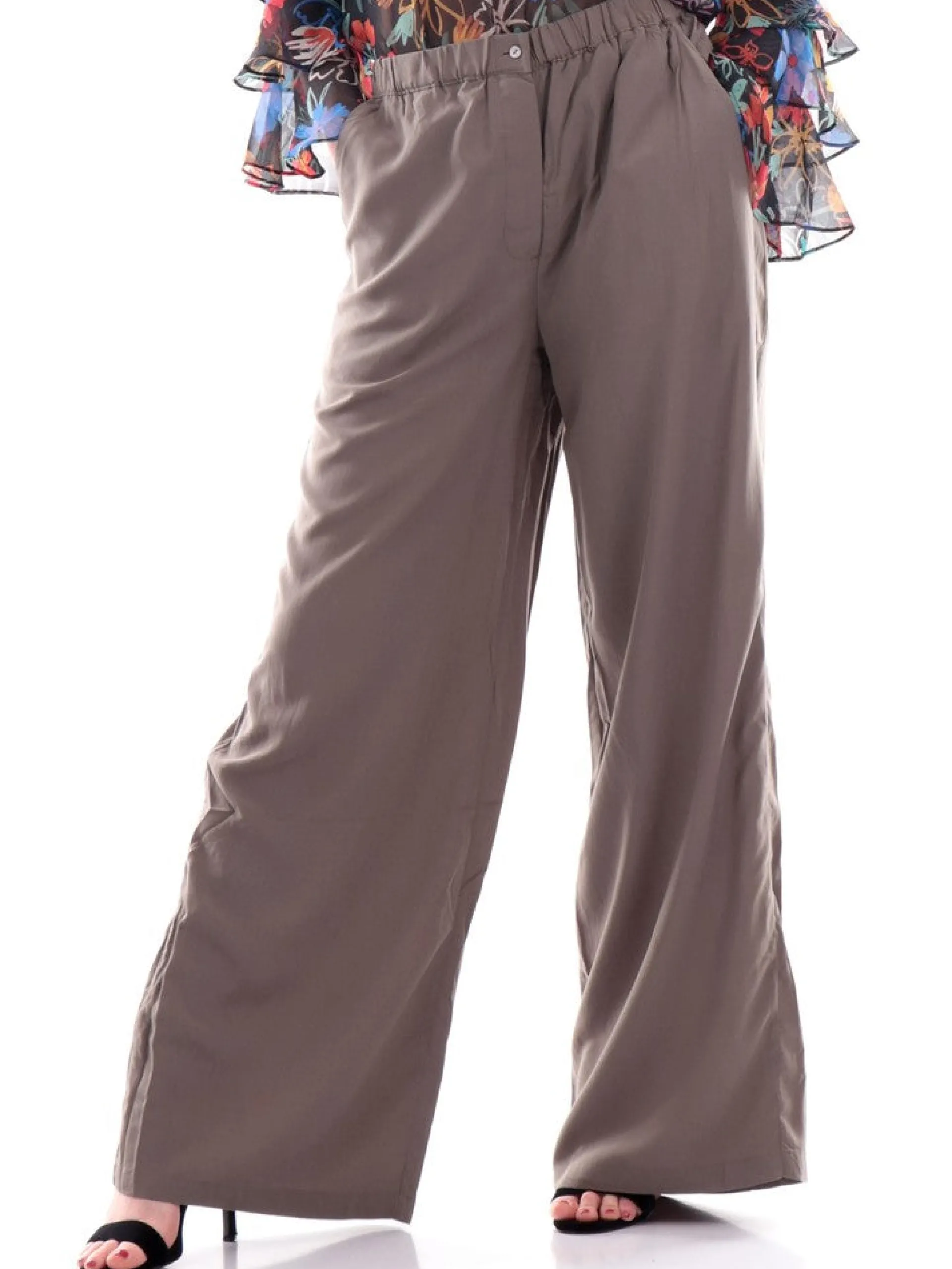 MOLLYBRACKEN Pantaloni*Pantaloni Molly Bracken verdi da donna RV102FAP