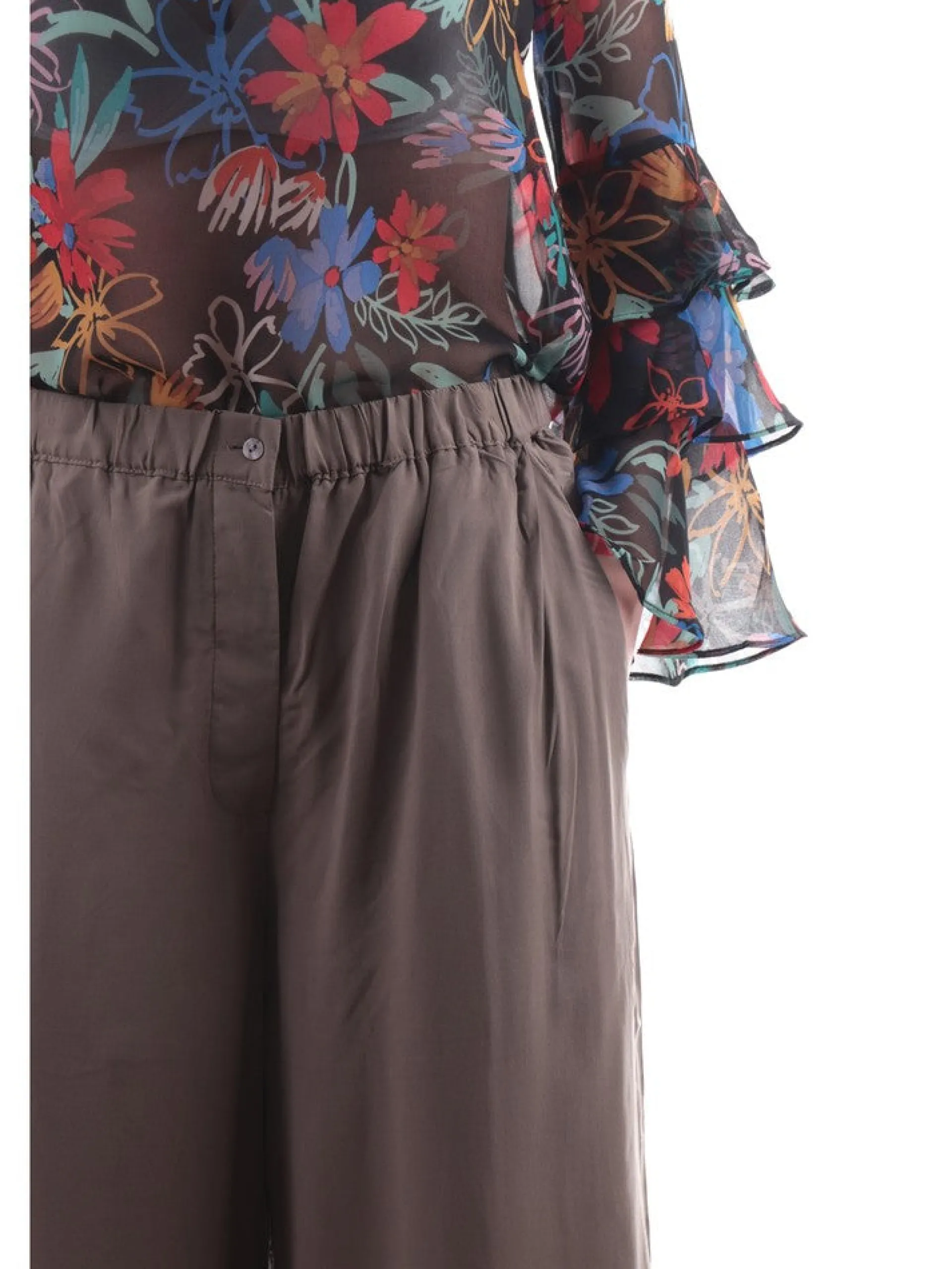 MOLLYBRACKEN Pantaloni*Pantaloni Molly Bracken verdi da donna RV102FAP