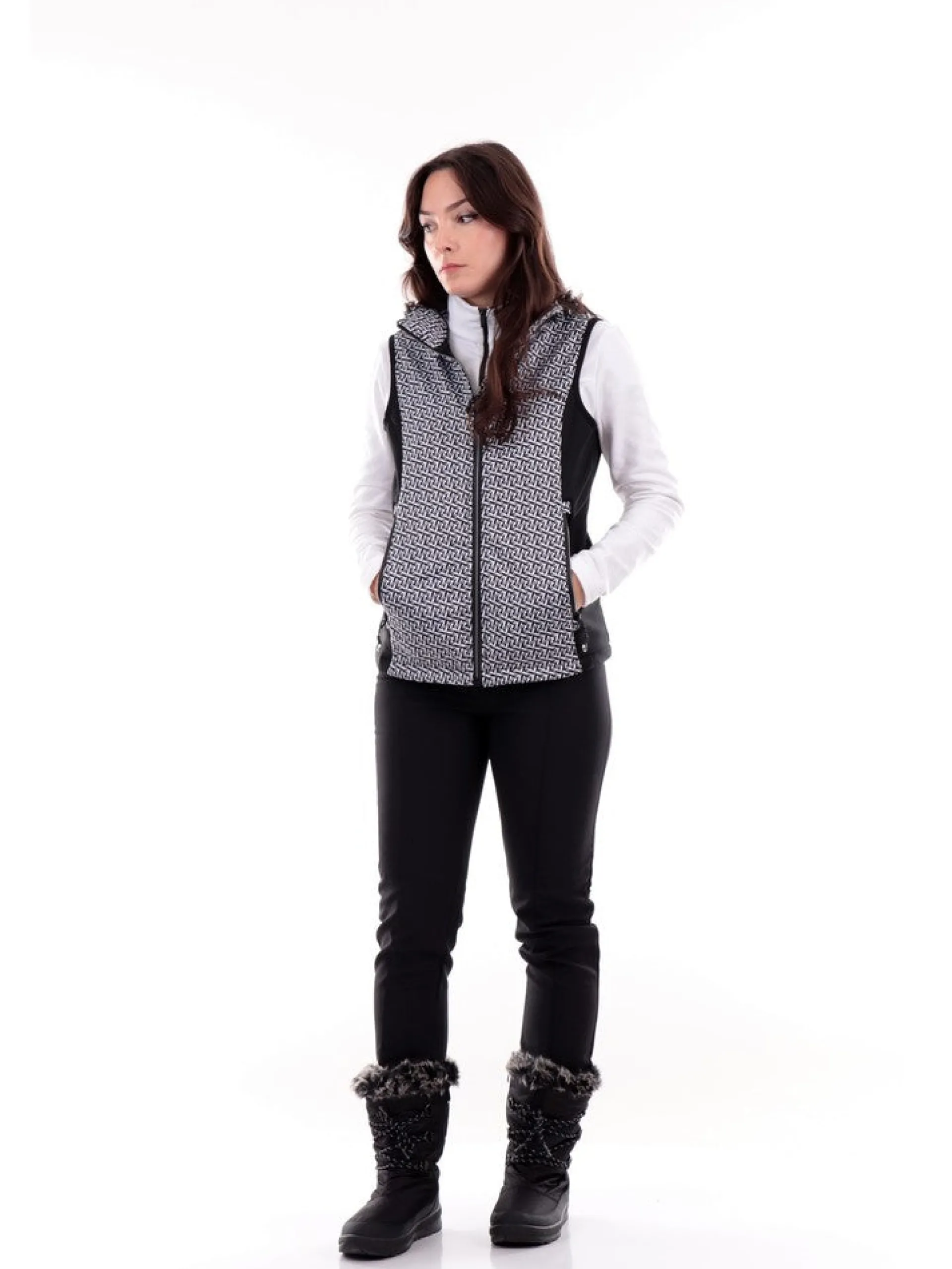 ASTROLABIO Abbigliamento*Pantaloni neve neri da donna A38FTD102F