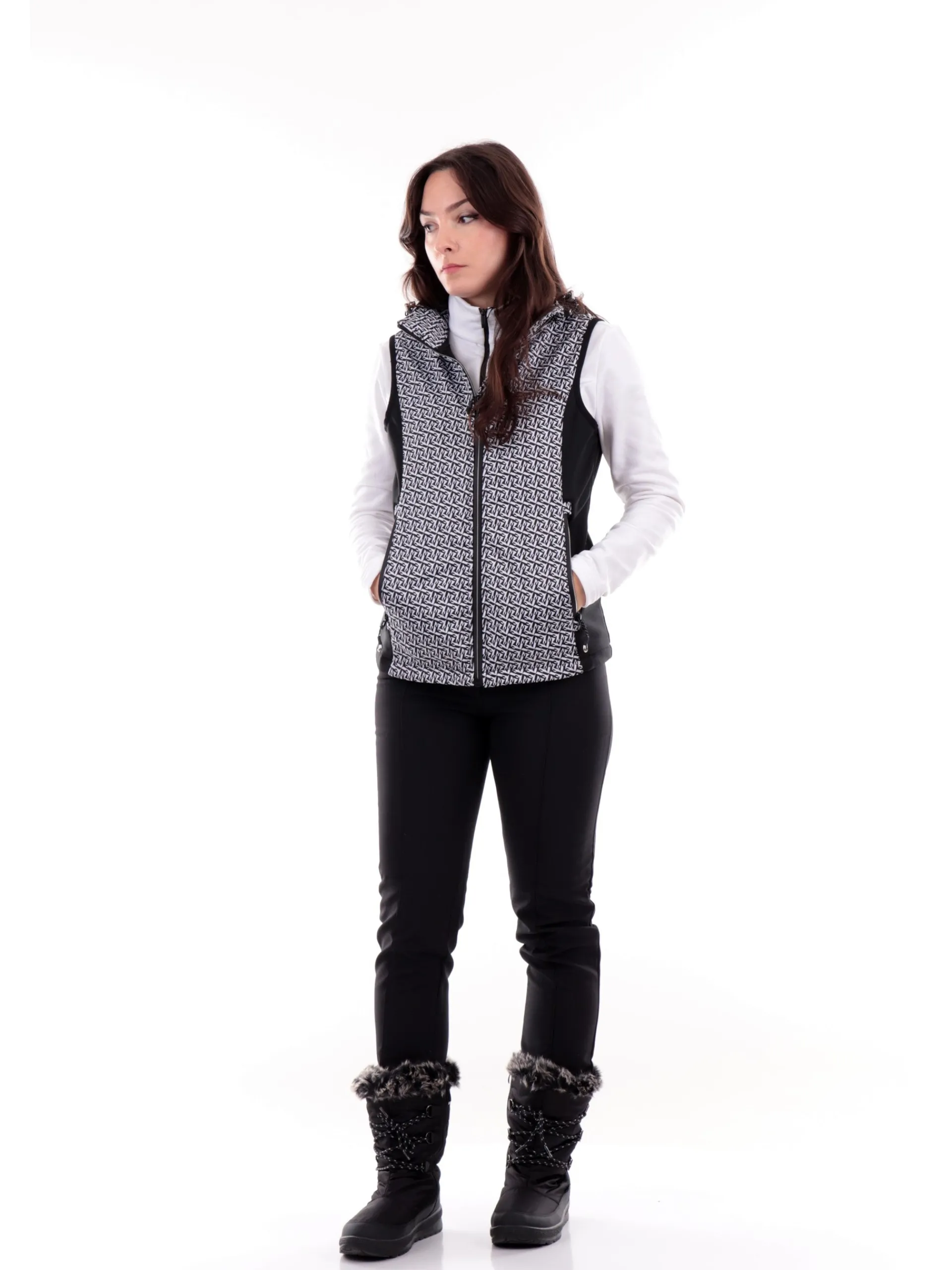 ASTROLABIO Abbigliamento*Pantaloni neve neri da donna A38FTD102F