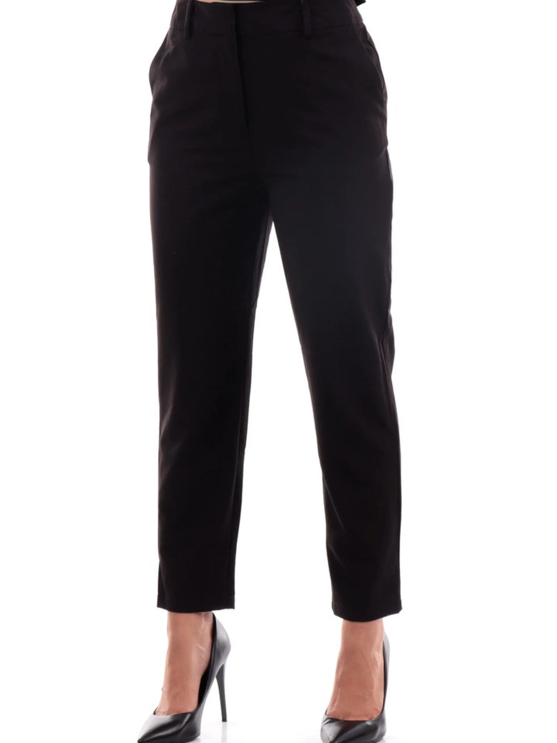 ONLY Pantaloni*Pantaloni neri da donna 15293942