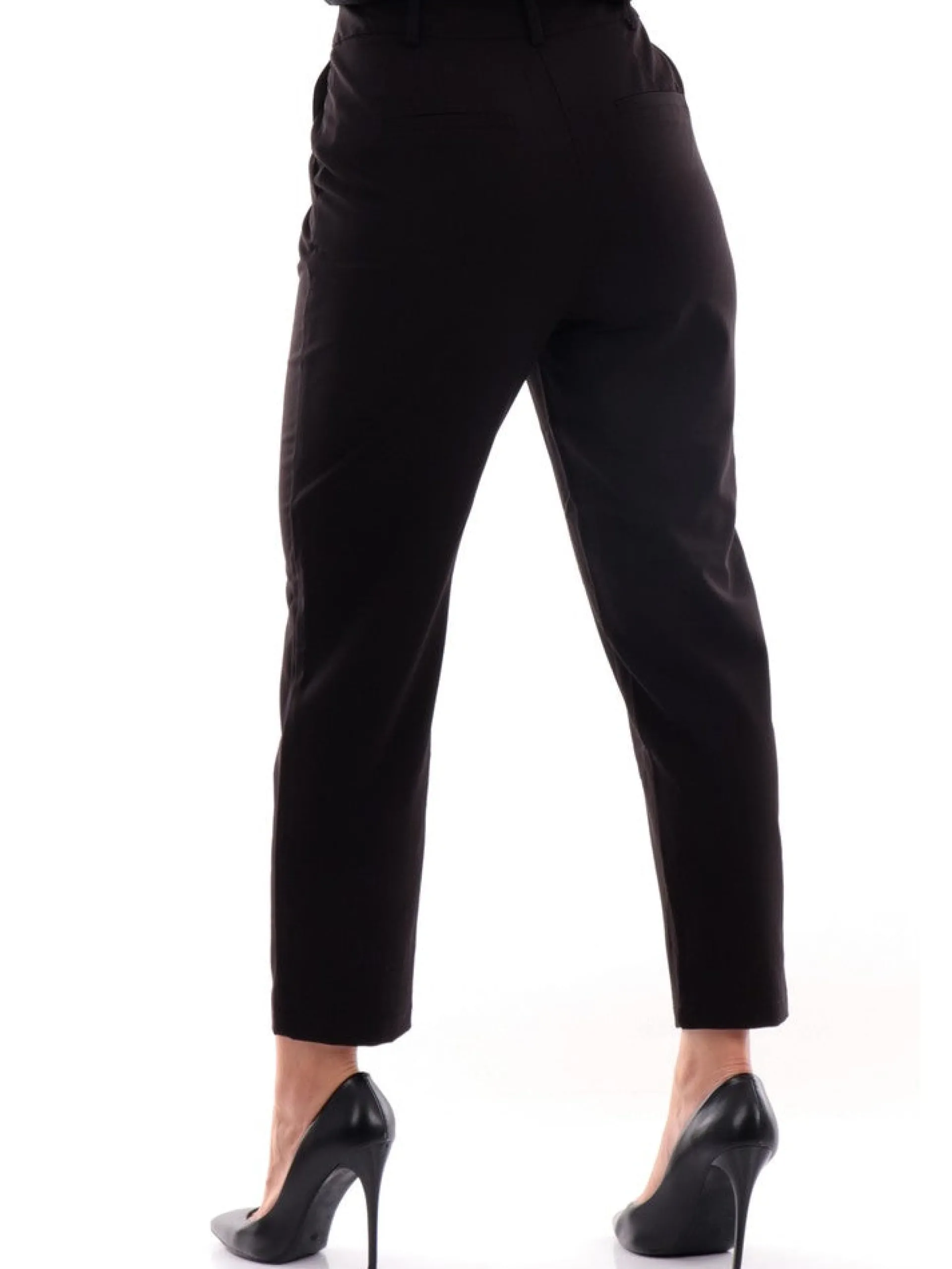 ONLY Pantaloni*Pantaloni neri da donna 15293942