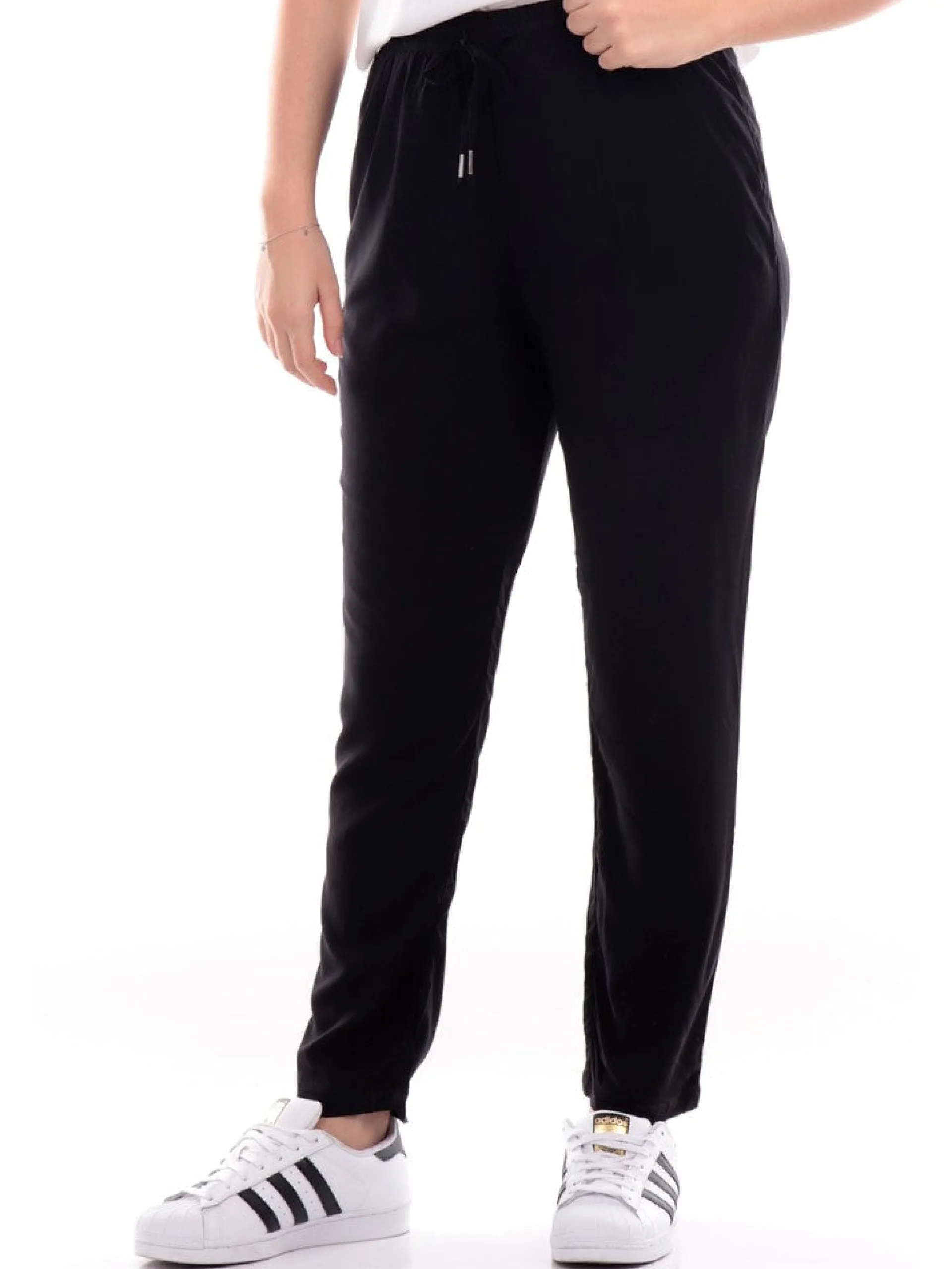 ONLY Pantaloni*Pantaloni neri da donna 15222229