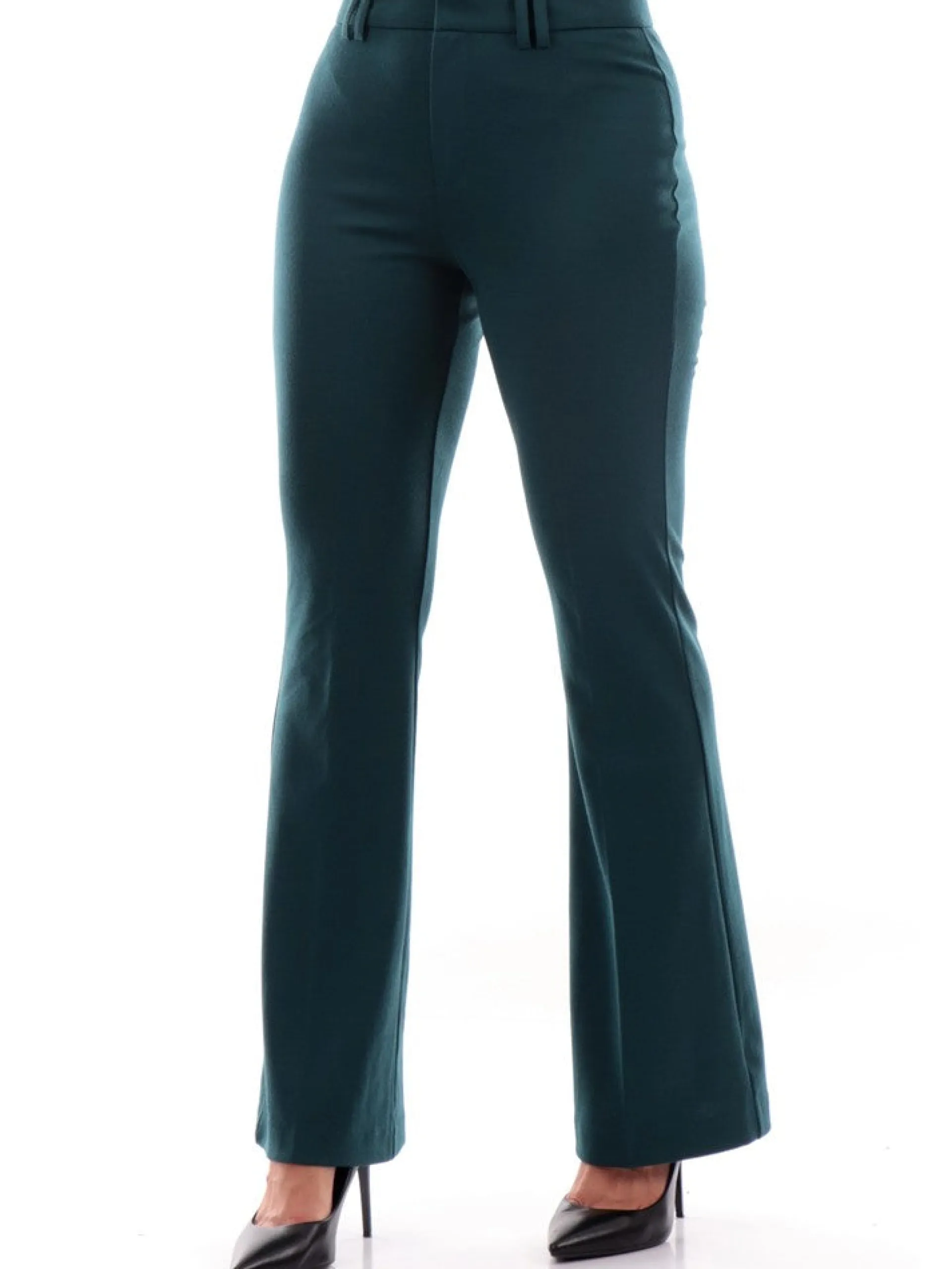 ONLY Pantaloni*Pantaloni verdi da donna a zampa Flared 15298660