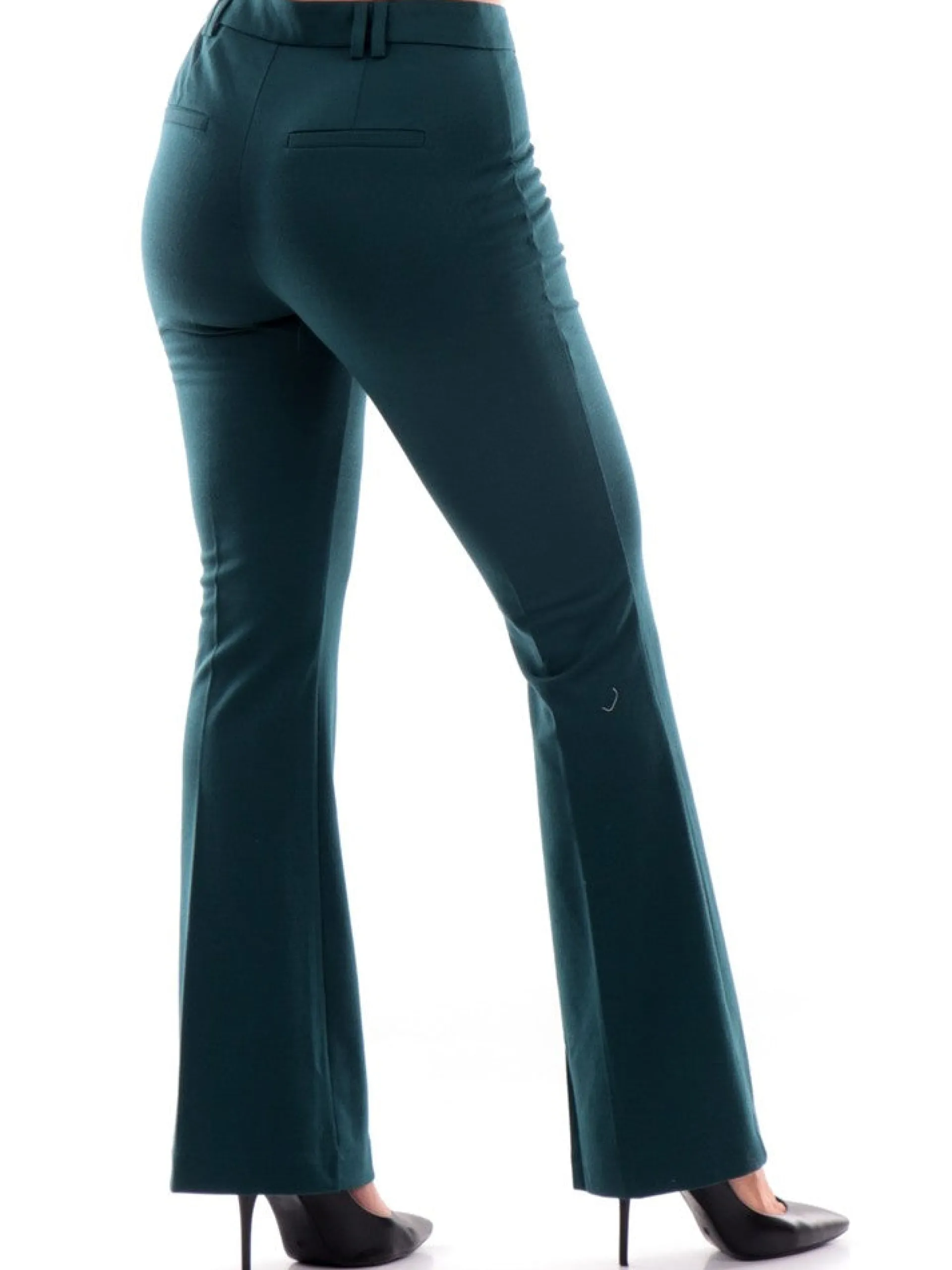 ONLY Pantaloni*Pantaloni verdi da donna a zampa Flared 15298660