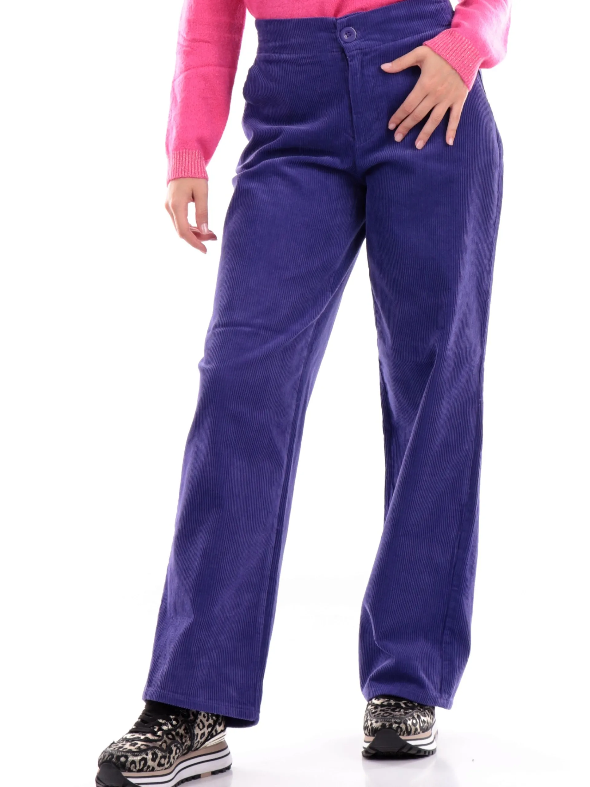 ONLY Pantaloni*Pantaloni viola da donna Straight Cord Pant 15271986