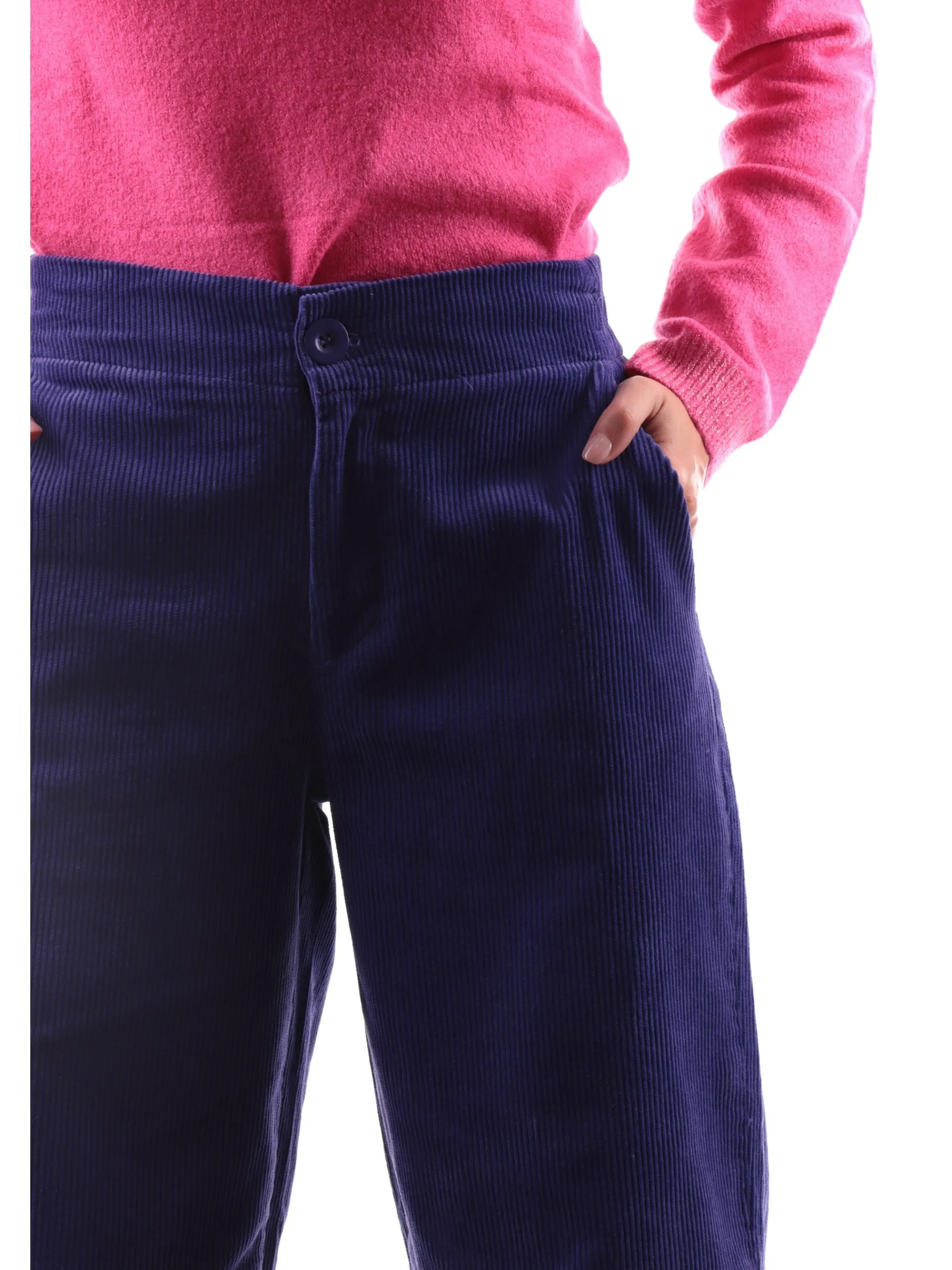 ONLY Pantaloni*Pantaloni viola da donna Straight Cord Pant 15271986