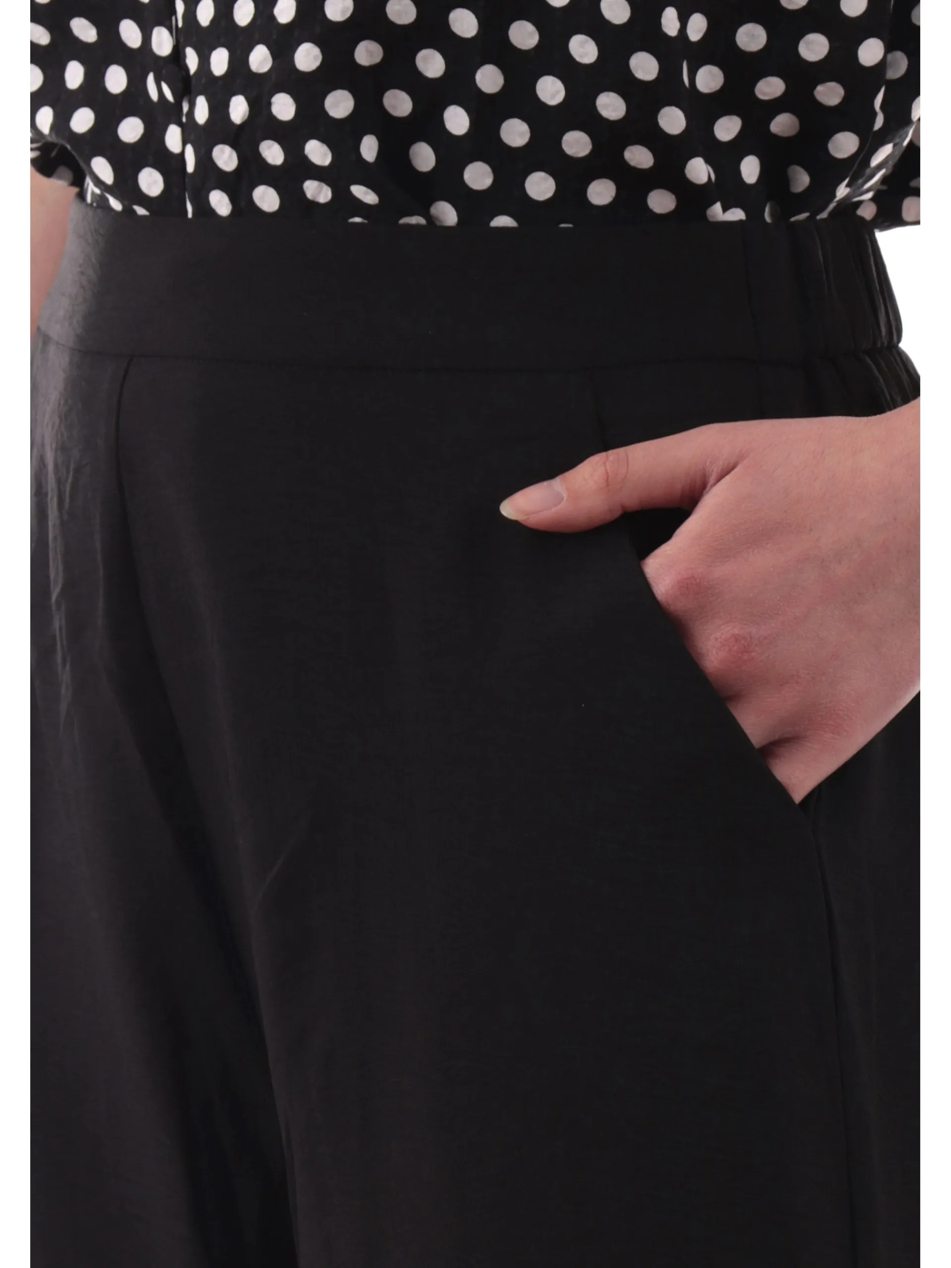 MOLLYBRACKEN Pantaloni*Pantaloni palazzo Molly Bracken neri da donna Woven GL716DP