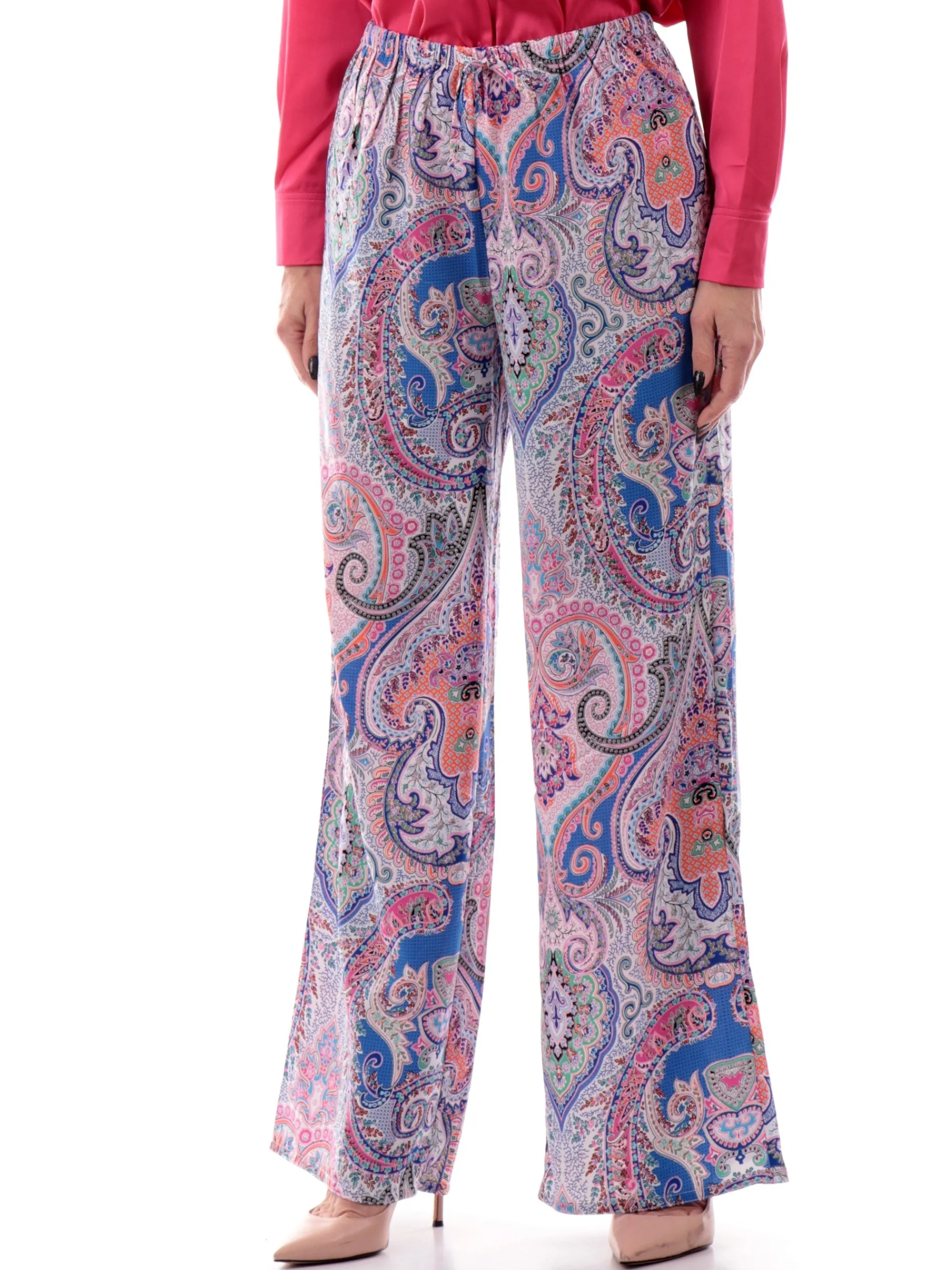 MOLLYBRACKEN Pantaloni*Pantaloni palazzo Molly multicolor da donna fantasia foulard T1981DE