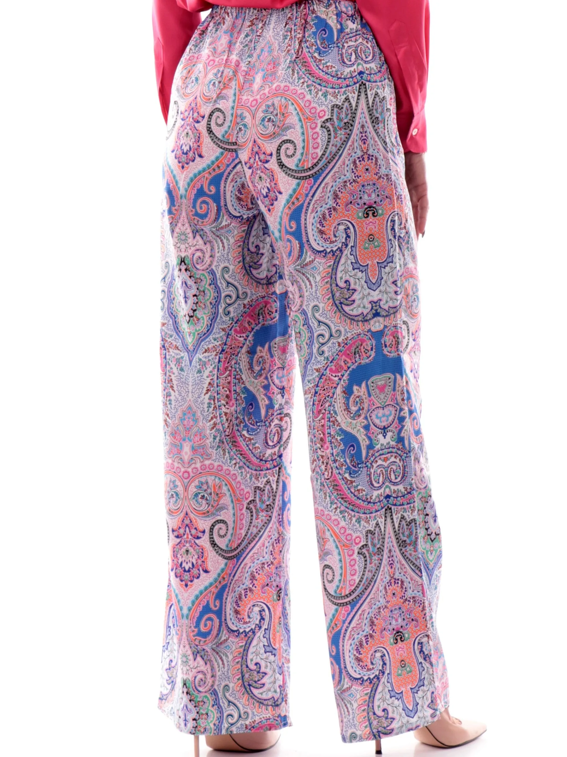 MOLLYBRACKEN Pantaloni*Pantaloni palazzo Molly multicolor da donna fantasia foulard T1981DE