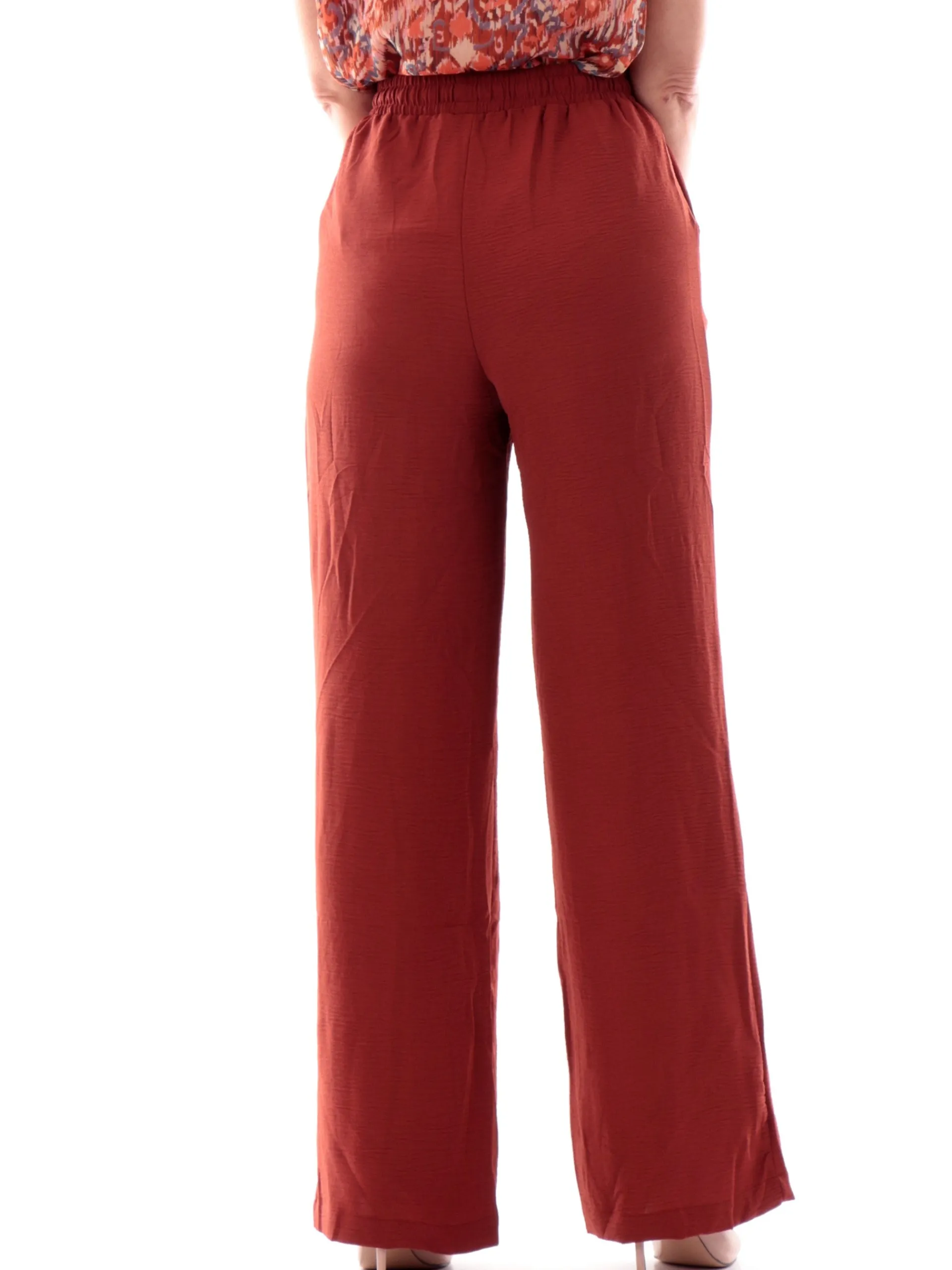 TIFFOSI Pantaloni*Pantaloni palazzo marroni da donna Mel 3 10059898 447