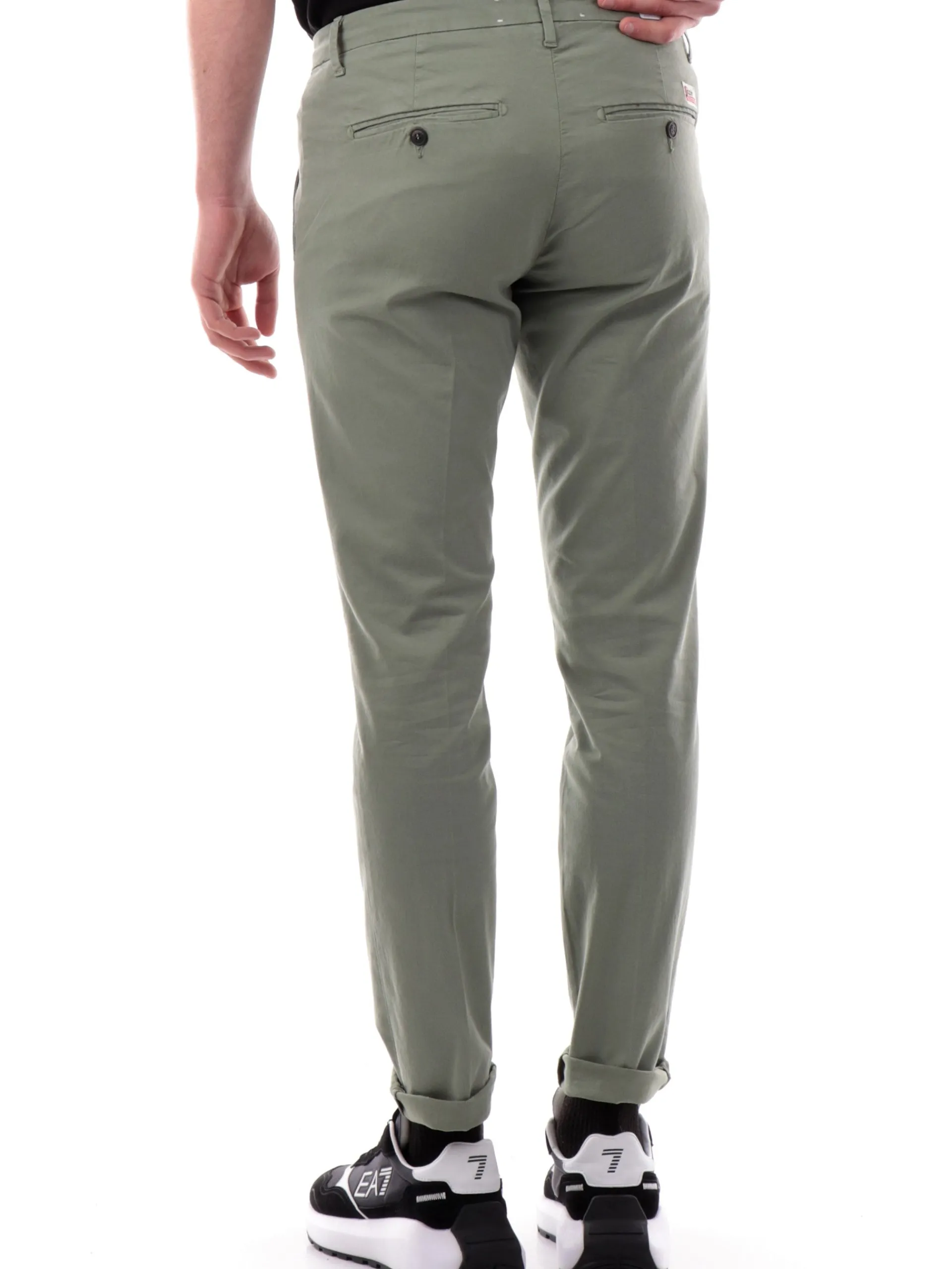 ROYROGERS Pantaloni*Pantaloni Roy Rogers verdi da uomo New Rolf RU013C9250112