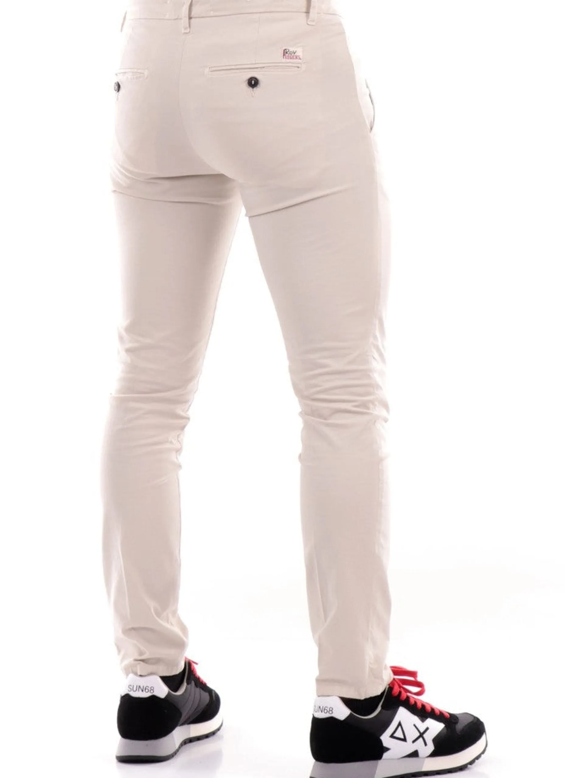 ROYROGERS Pantaloni*Pantaloni beige da uomo New Rolf Gab.Elasr.Pxt RU013C92501