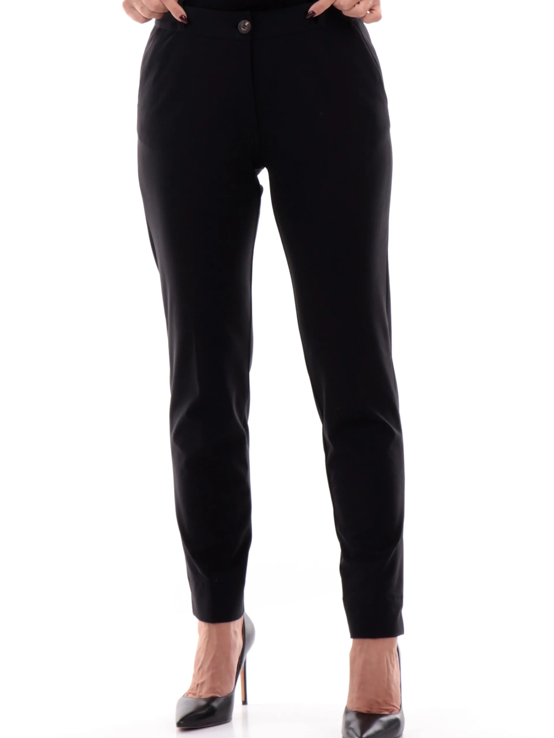 RRD Pantaloni*Pantaloni neri da donna Winter Chino Wom W24700