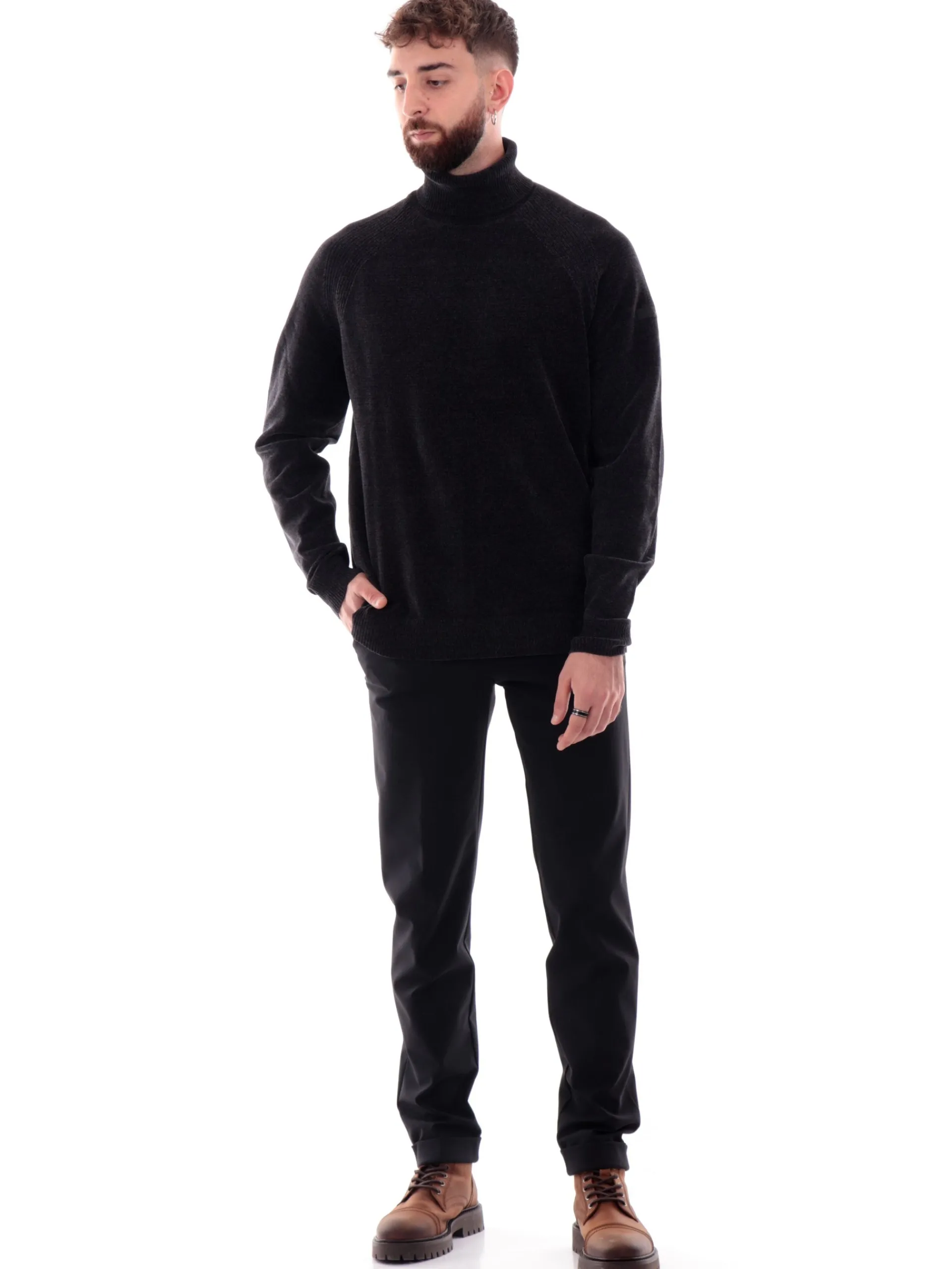RRD Pantaloni*Pantaloni neri da uomo Winter Chino W24200