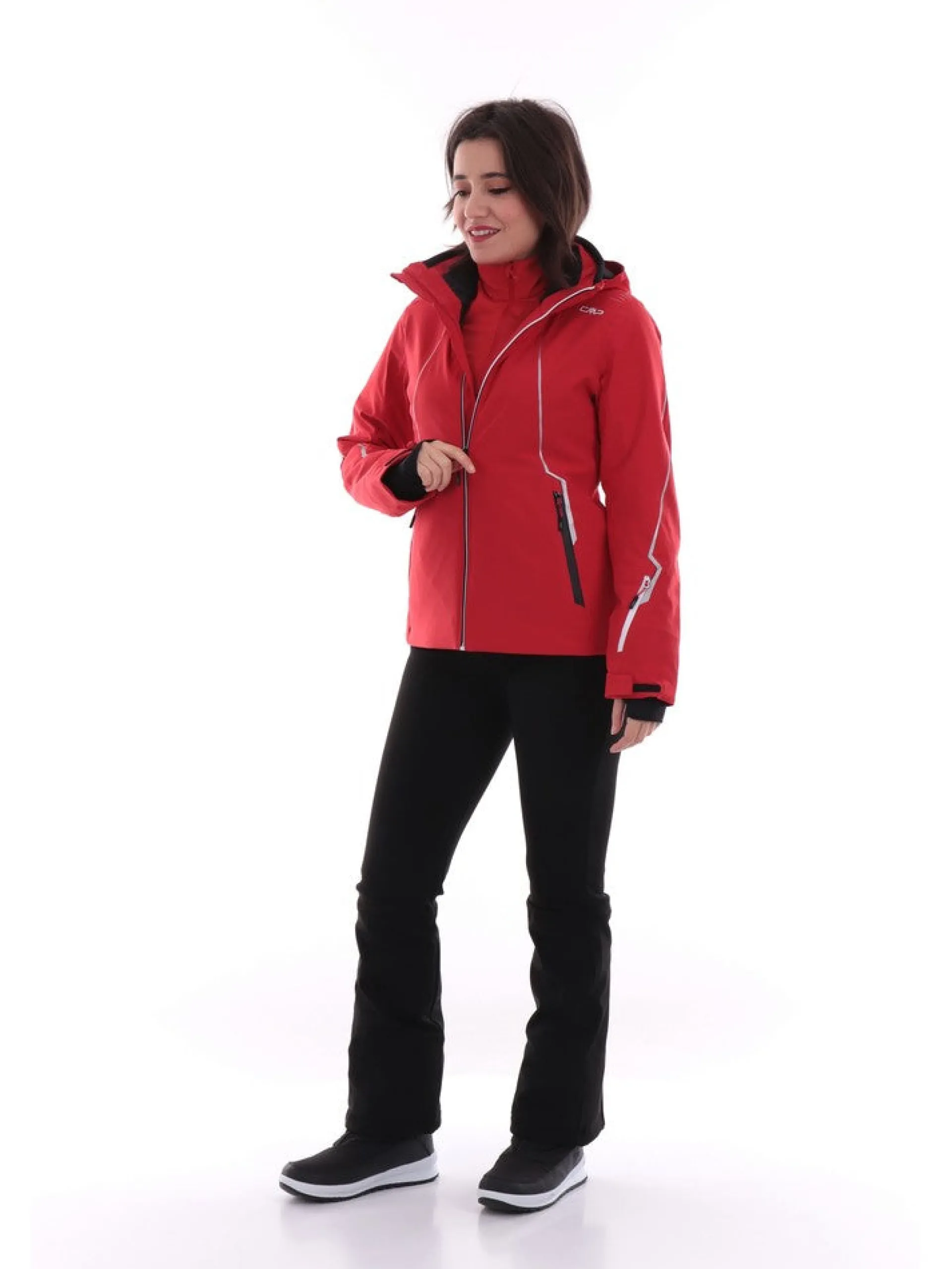 CMP Abbigliamento*Pantaloni sci neri da donna 3M06602