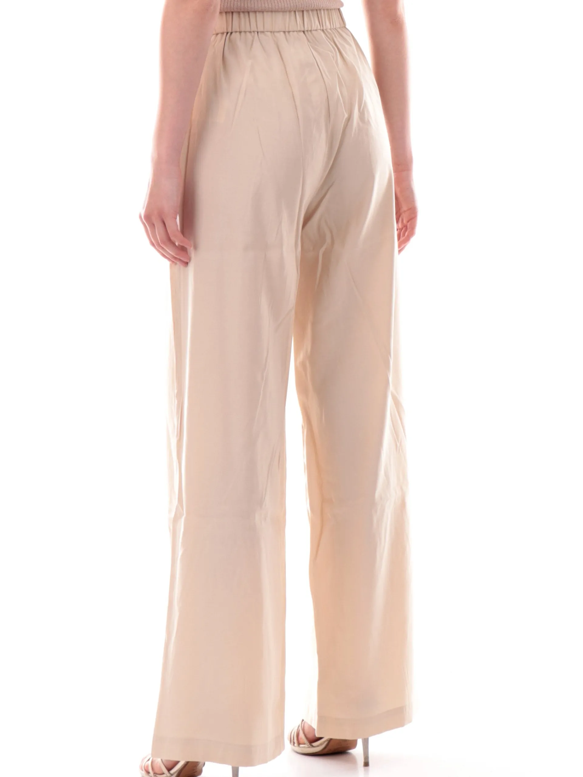 TIFFOSI Pantaloni*Pantaloni beige a palazzo da donna con elastico 10059796160