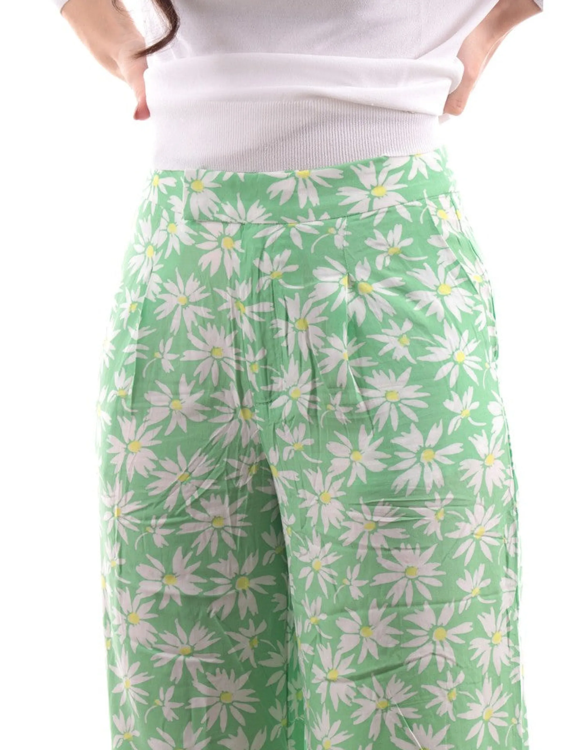 TIFFOSI Maglie*Pantaloni verdi da donna con fiori modello Orquidea 10050366
