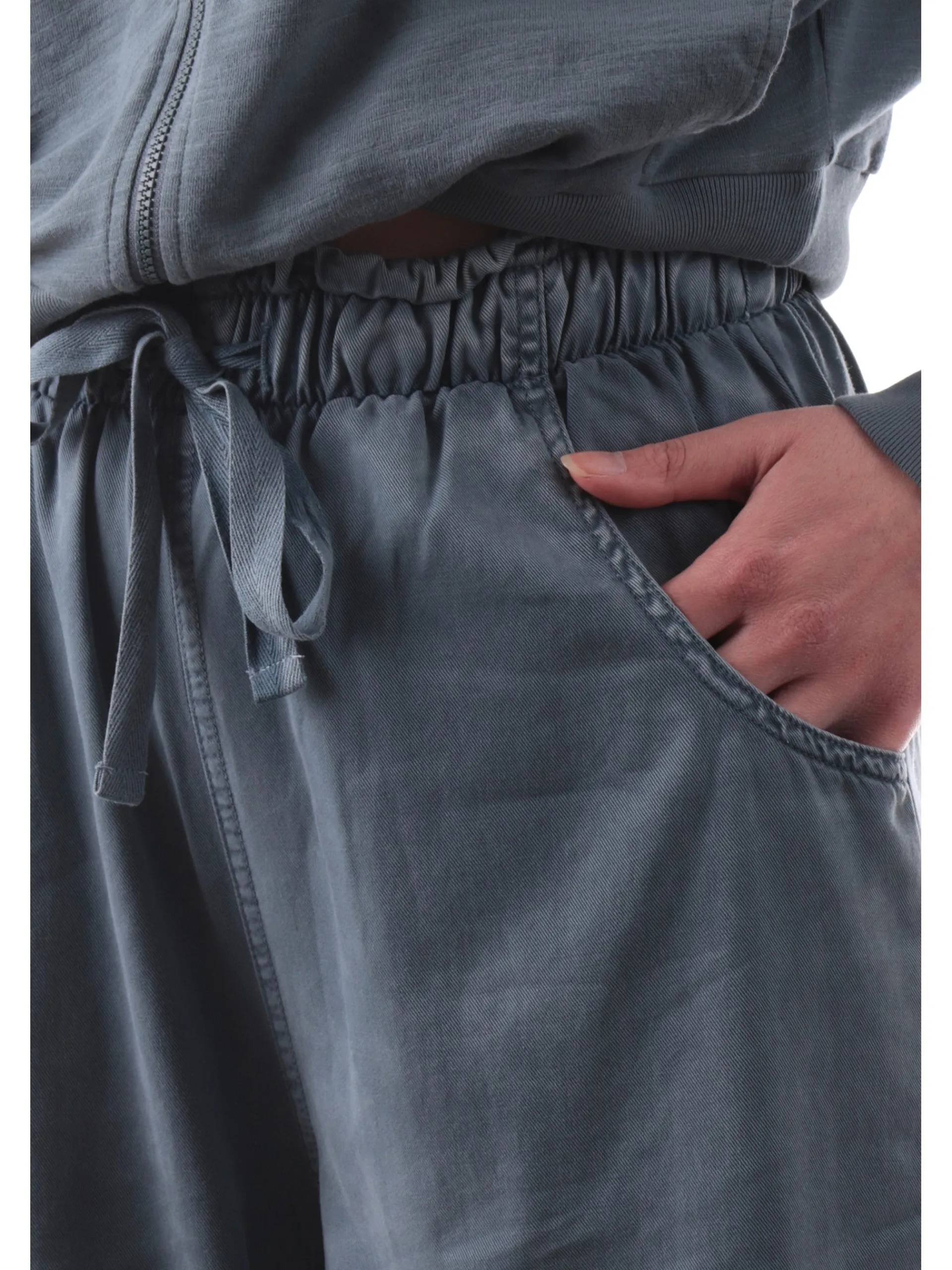 DEHA Pantaloni*Pantaloni tuta Balloon blu da donna vestibilità morbida D22376