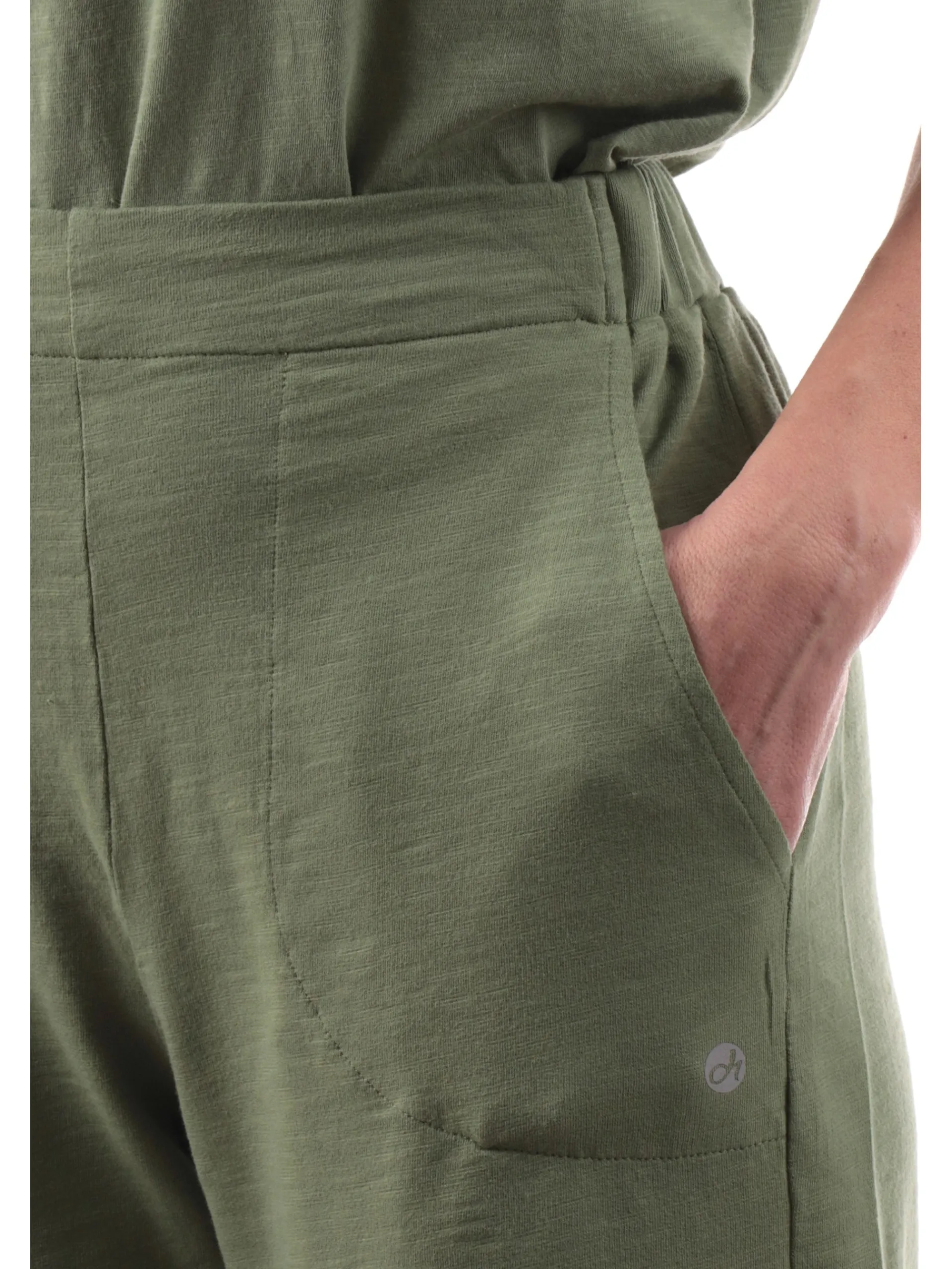 DEHA Pantaloni*Pantaloni tuta verdi da donna Dritto D22338