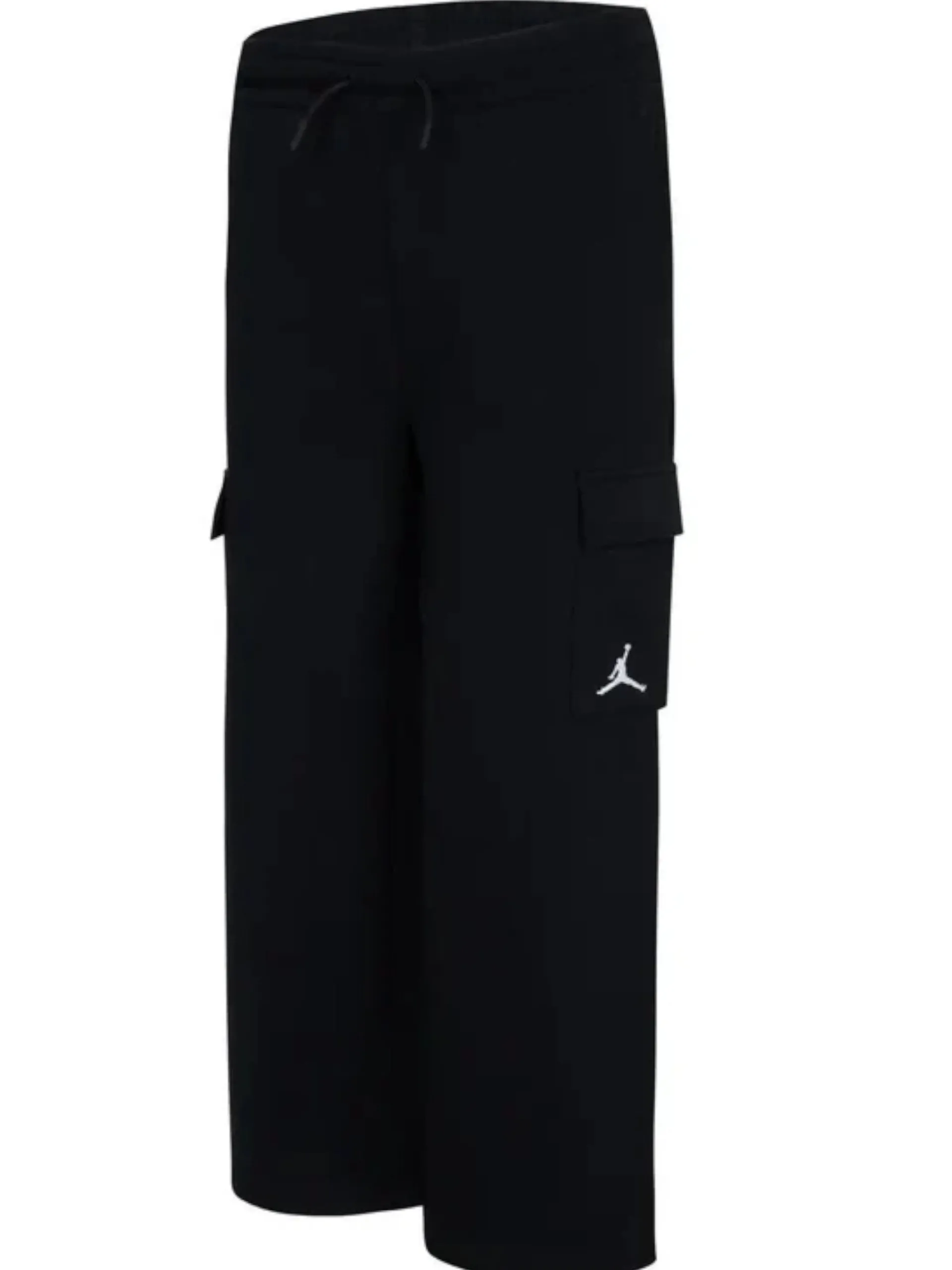 NIKE JORDAN Pantaloni*Pantaloni tuta Jordan neri da bambina a zampa con tasconi 45D481