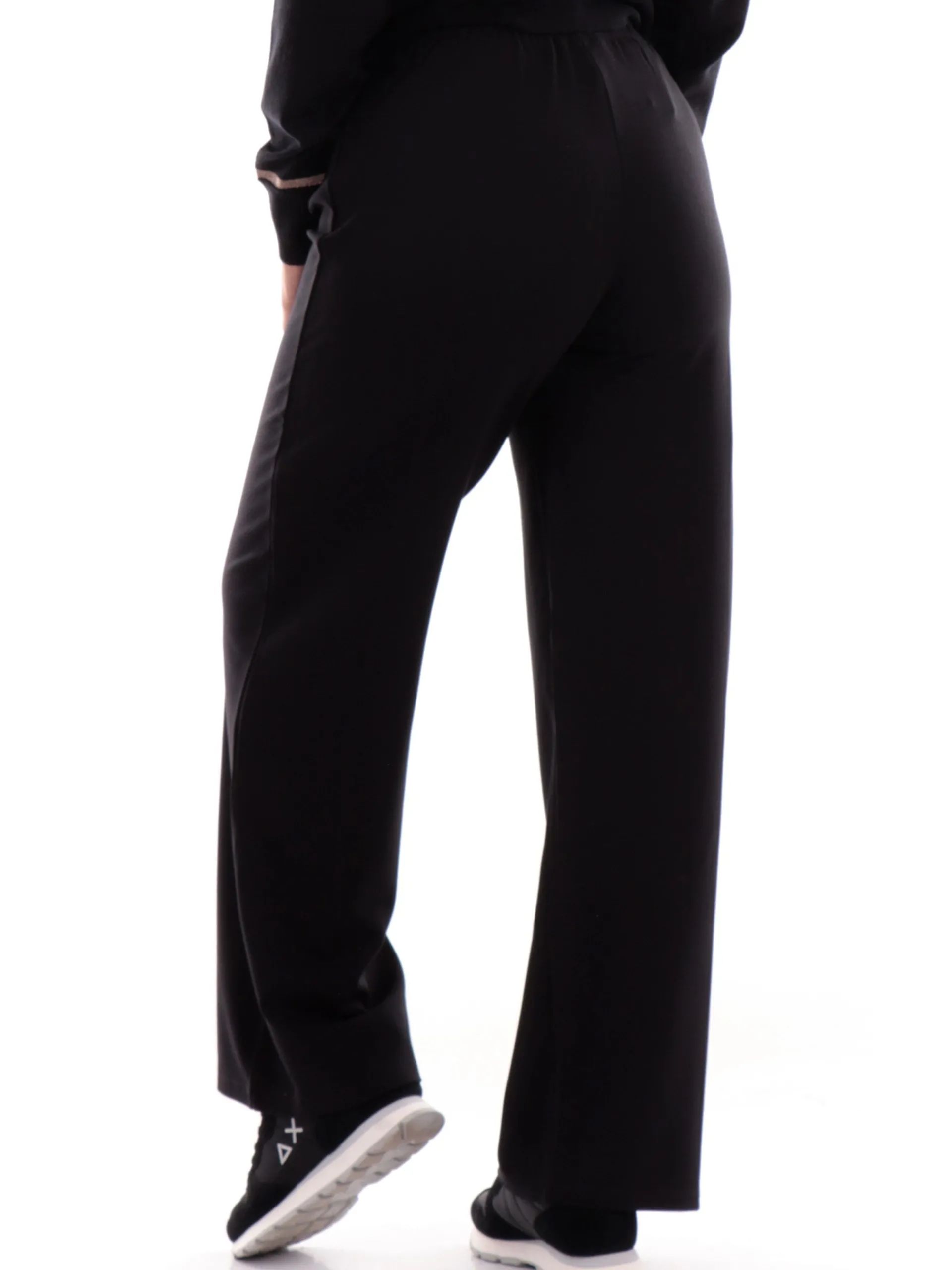 LIU JO SPORT Pantaloni*Pantaloni Tuta neri Liu Jo donna a palazzo TF4044JS182