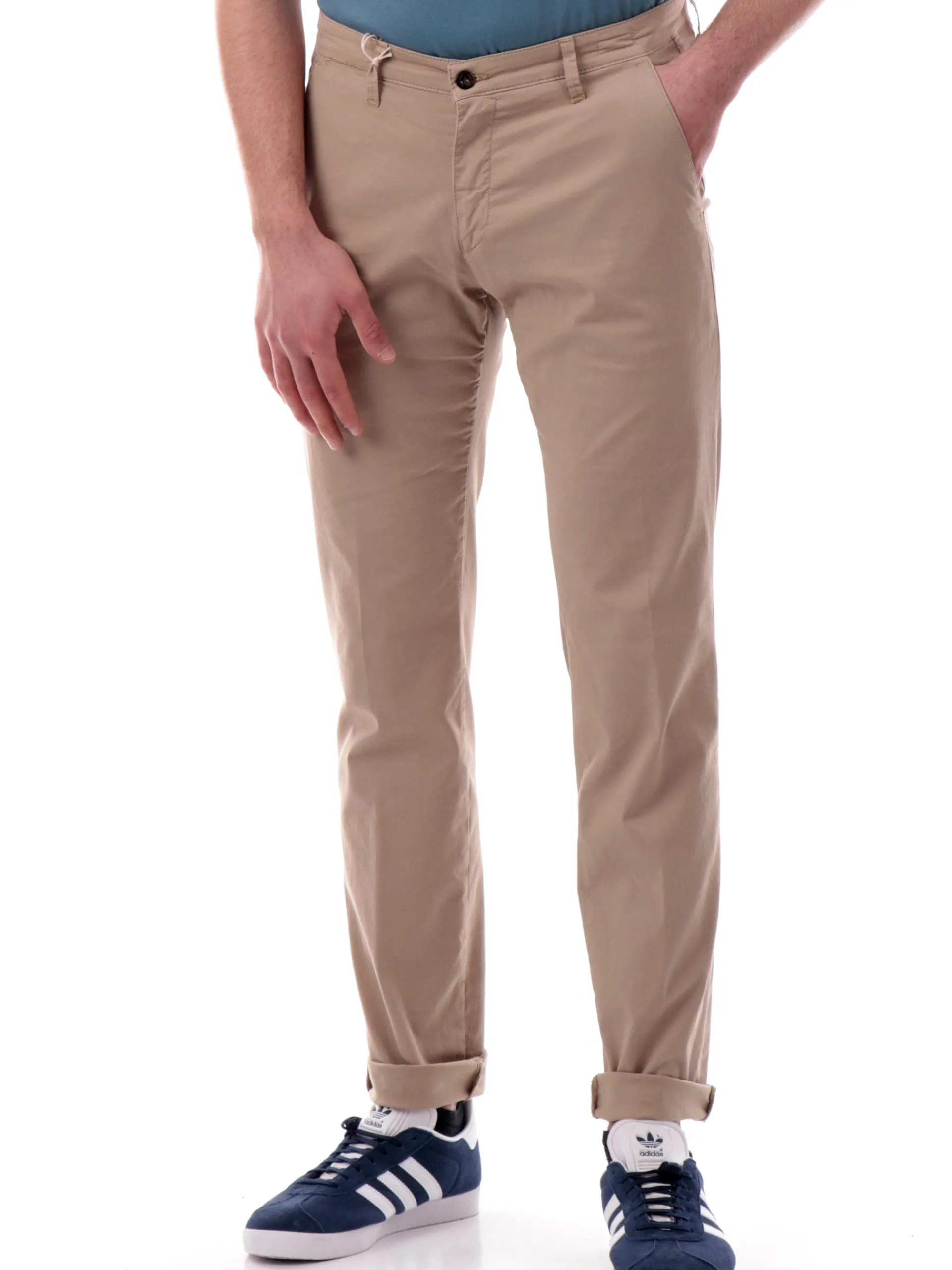 FOUR.TEN Pantaloni*Pantaloni Uomo chino beige con tasche four ten 12504943