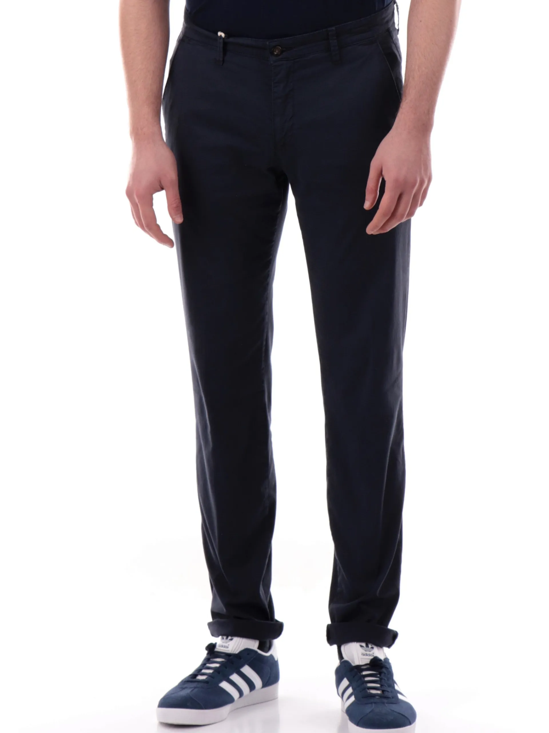 FOUR.TEN Pantaloni*Pantaloni Uomo chino blu con tasche four ten 12504911