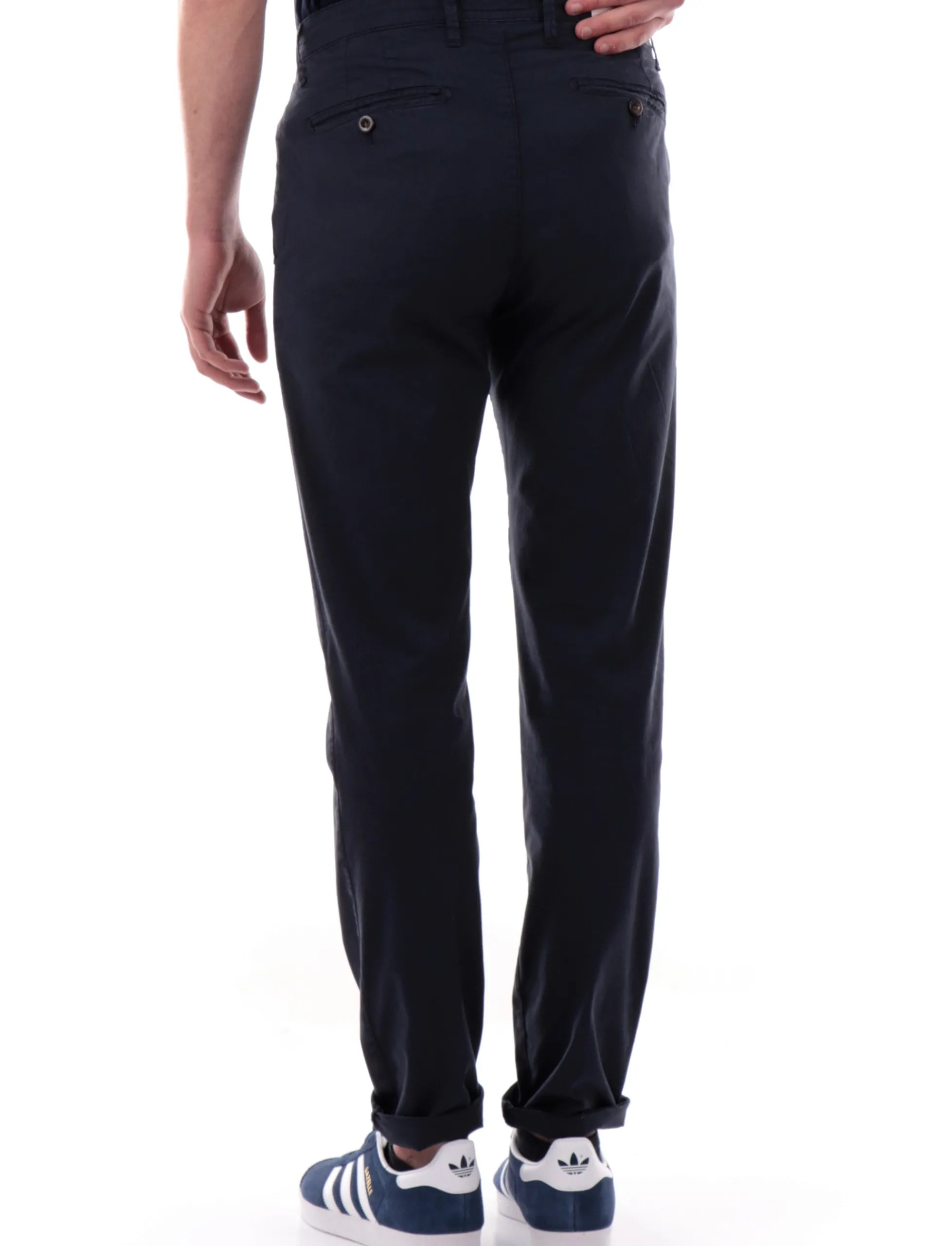 FOUR.TEN Pantaloni*Pantaloni Uomo chino blu con tasche four ten 12504911