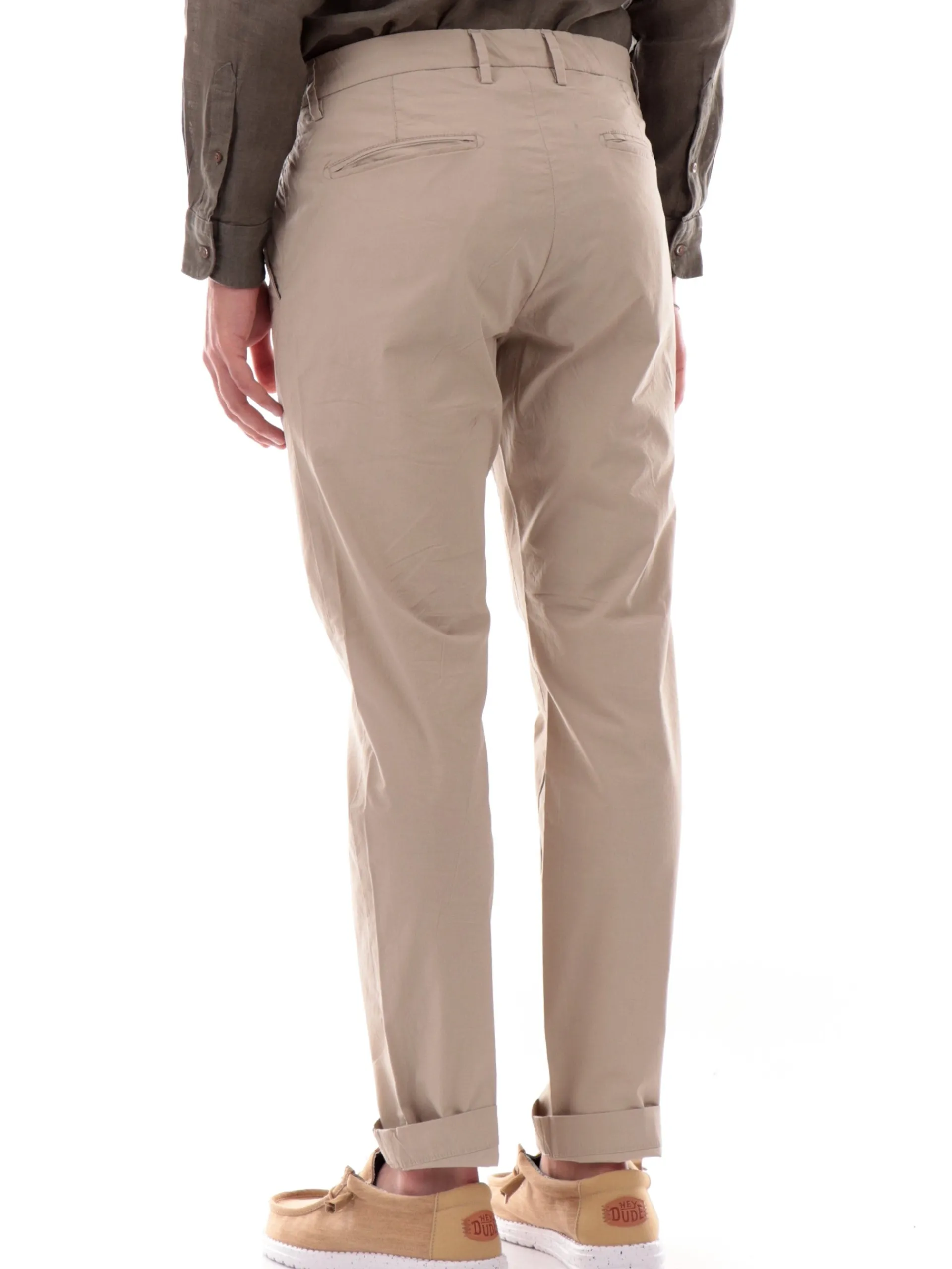 MANIFATTURA BORGHESE Pantaloni*Pantaloni uomo Chino sabbia in cotone 5SPA2111CO033M SABBIA