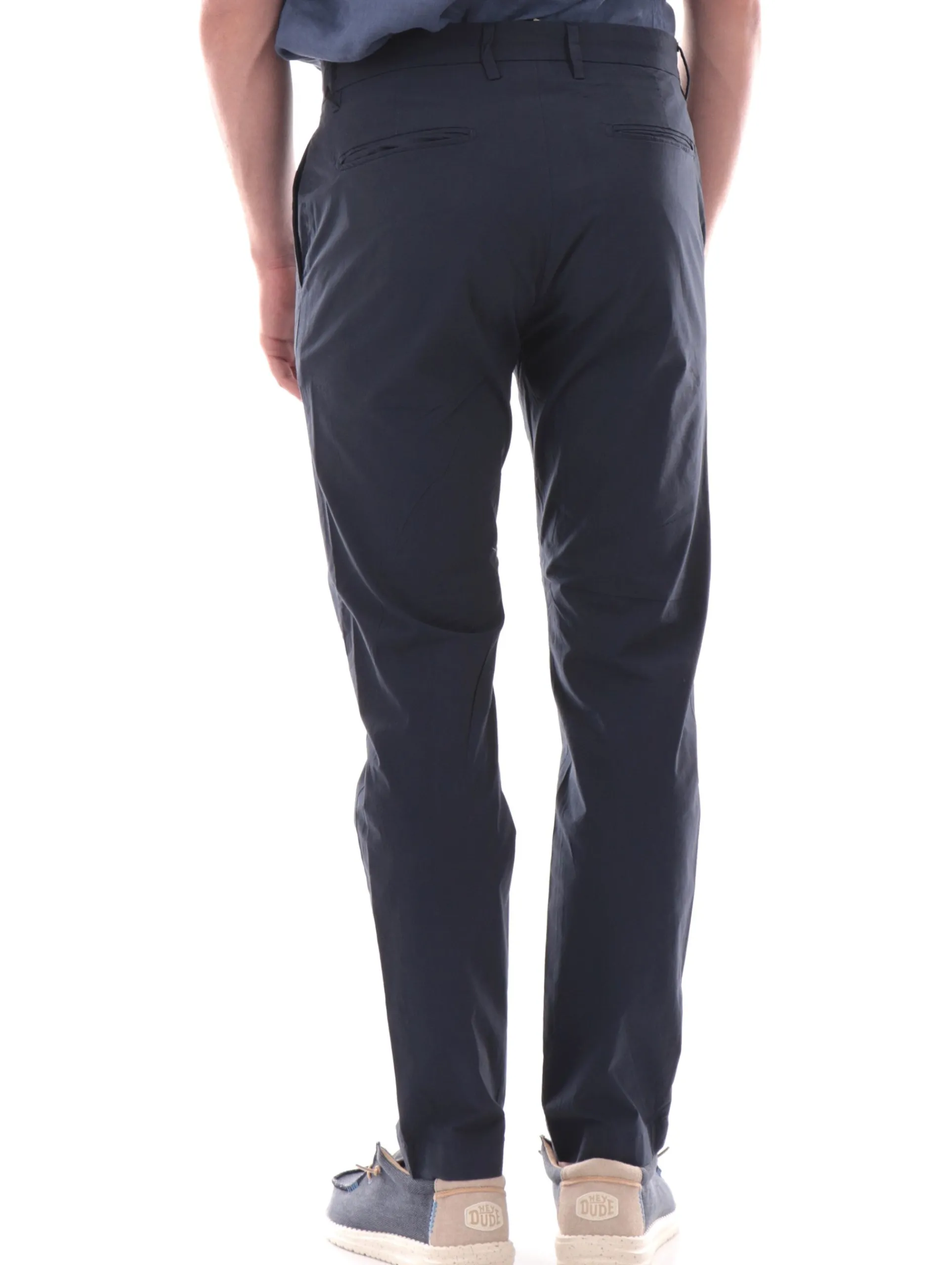 MANIFATTURA BORGHESE Pantaloni*Pantaloni uomo Chino blu in cotone 5SPA2111CO033M NAVY