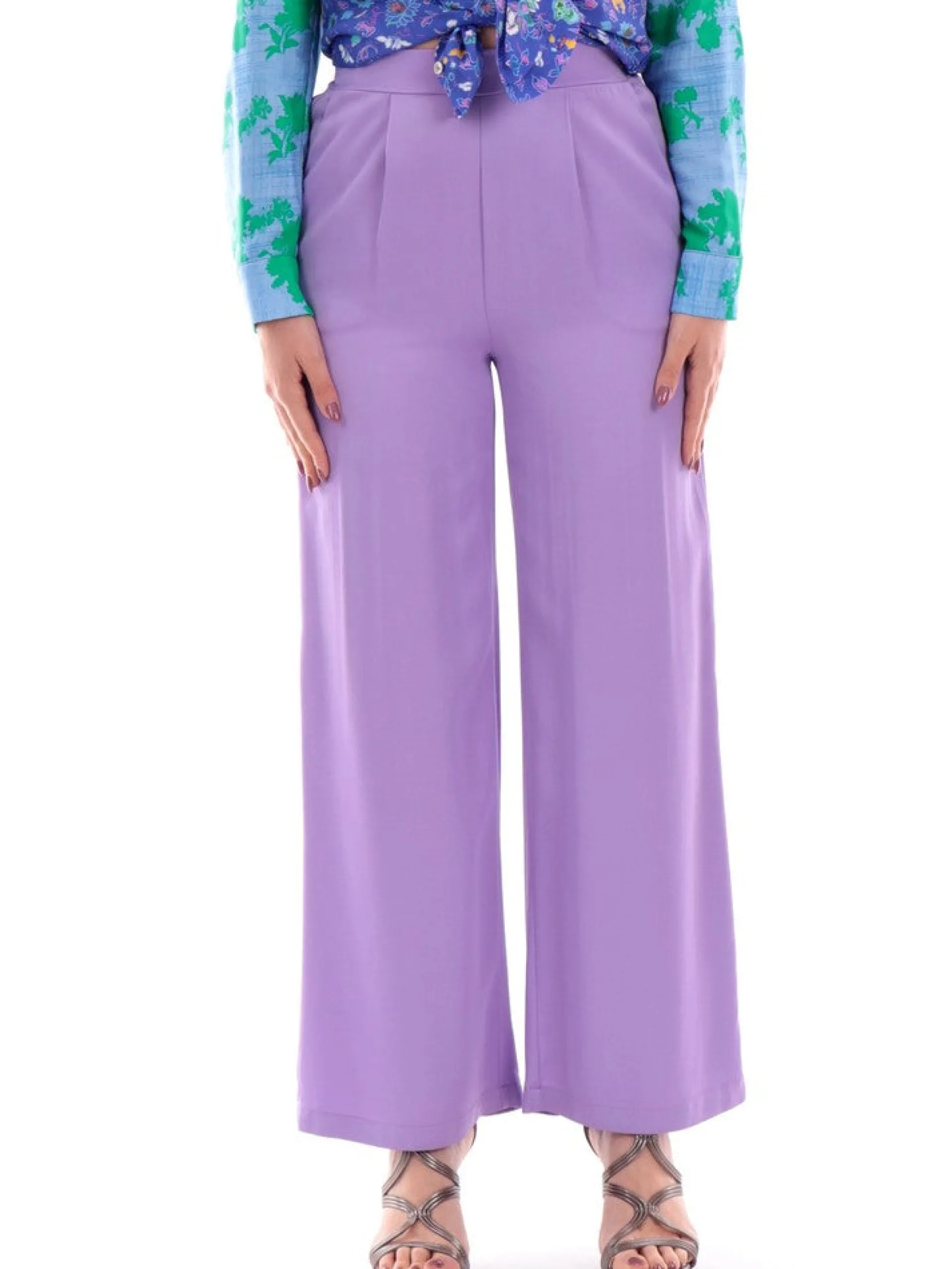 WUSIDE Pantaloni*Pantaloni Wu'Side lilla da donna a zampa 23797
