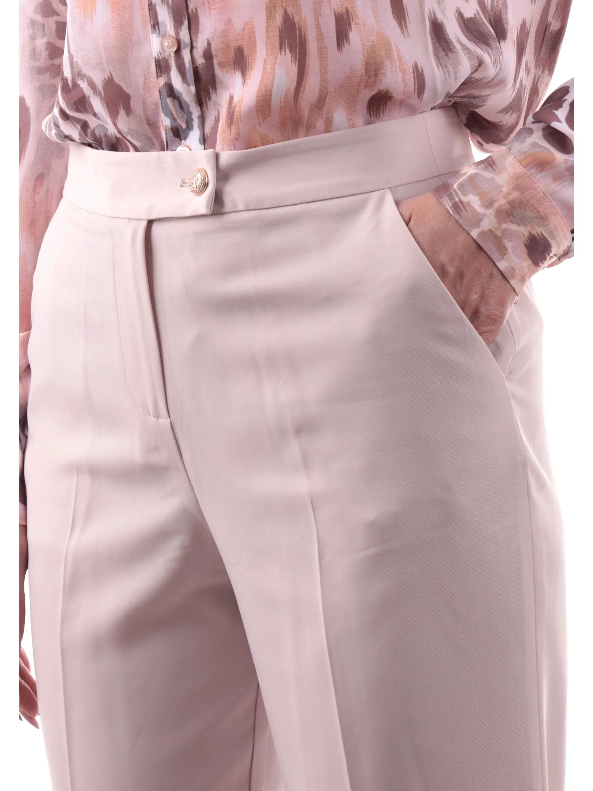 YES ZEE Pantaloni*Pantaloni rosa da donna Chinos P384KE000